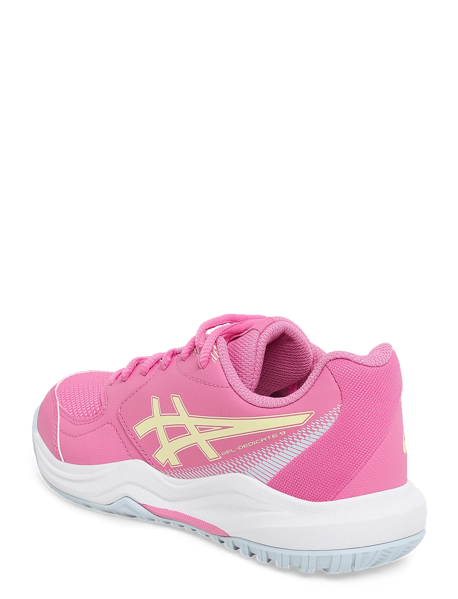 Asics - GEL-DEDICATE 9 GS - træningssko - dragon fruit/soft yellow - 1
