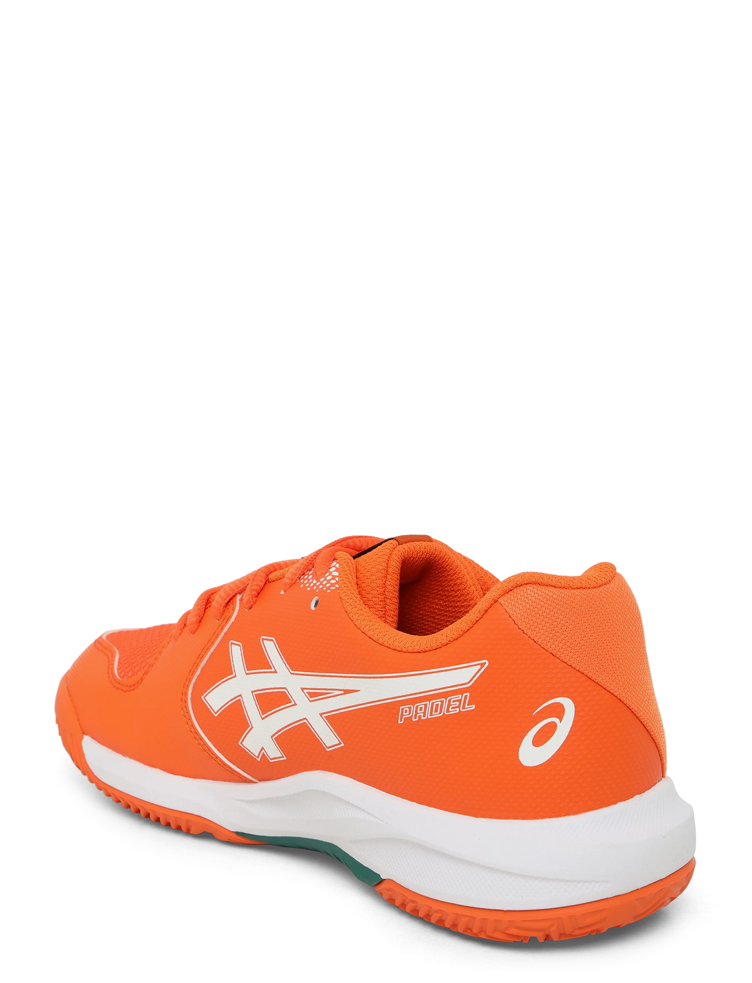 Asics - GEL-DEDICATE 9 PADEL GS - niedriger schnitt - energy orange/white - 1