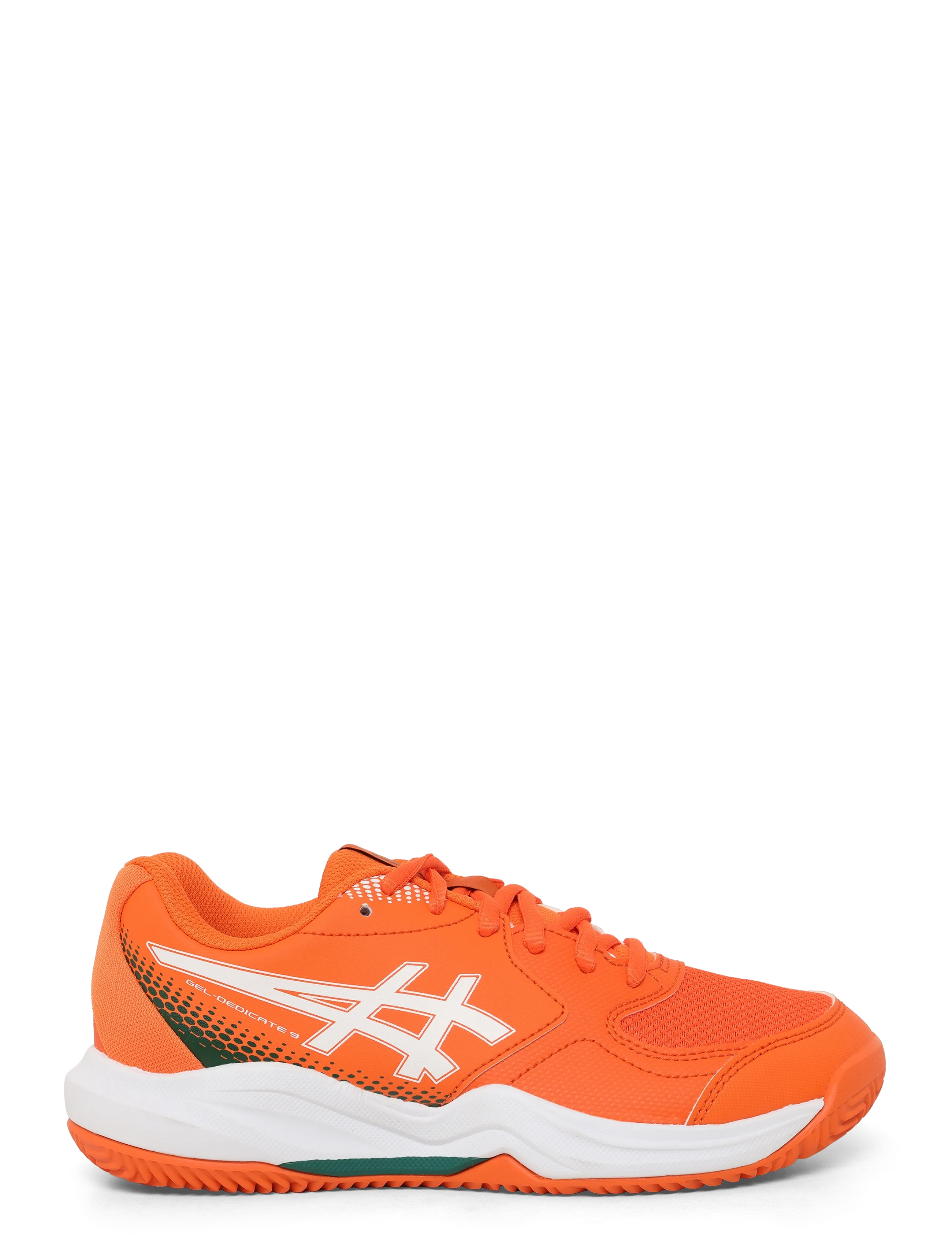 Asics - GEL-DEDICATE 9 PADEL GS - niedriger schnitt - energy orange/white - 2