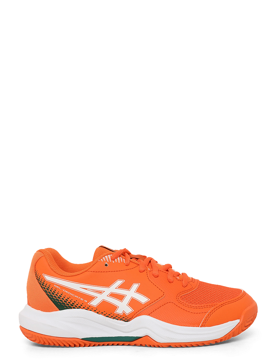 Asics - GEL-DEDICATE 9 PADEL GS - niedriger schnitt - energy orange/white - 2