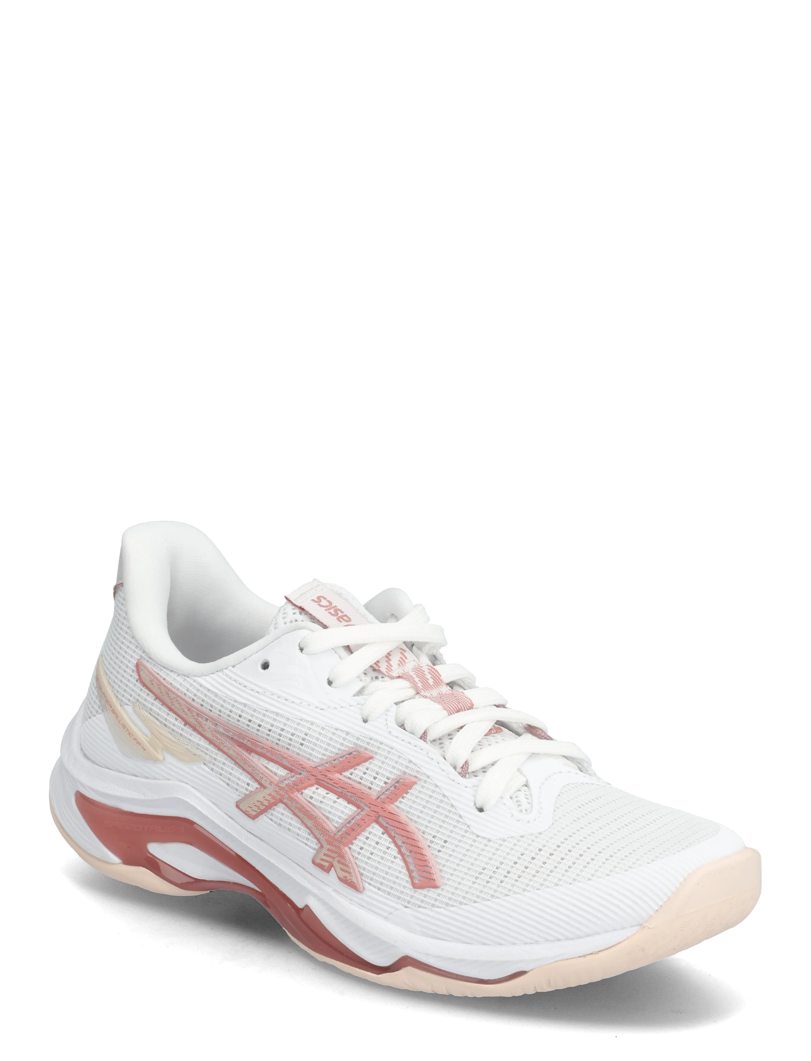 Asics NETBURNER BALLISTIC FF 4 - Mannschaftssport - WHITE/ROSE ROUGE / white