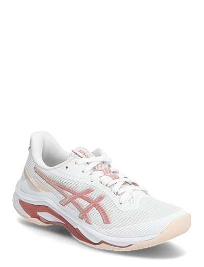 Asics NETBURNER BALLISTIC FF 4 - Indoor-Sportschuhe - WHITE/ROSE ROUGE / white