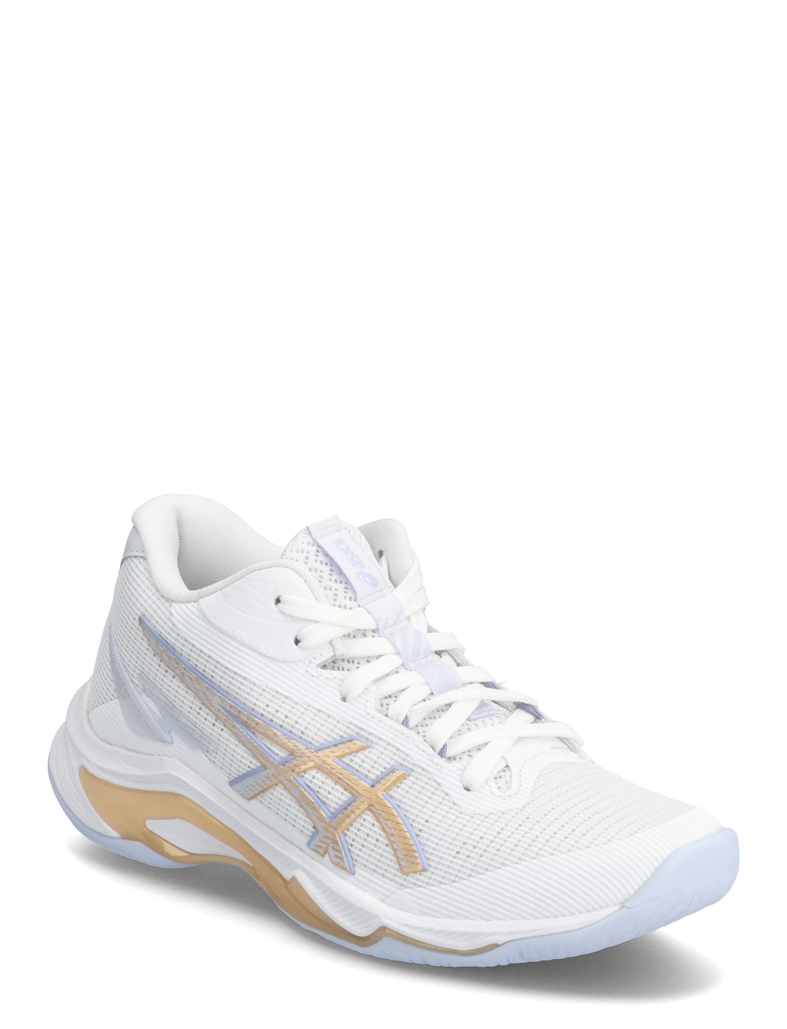 Asics NETBURNER BALLISTIC FF MT 4 - Shoes - WHITE/CHAMPAGNE / white