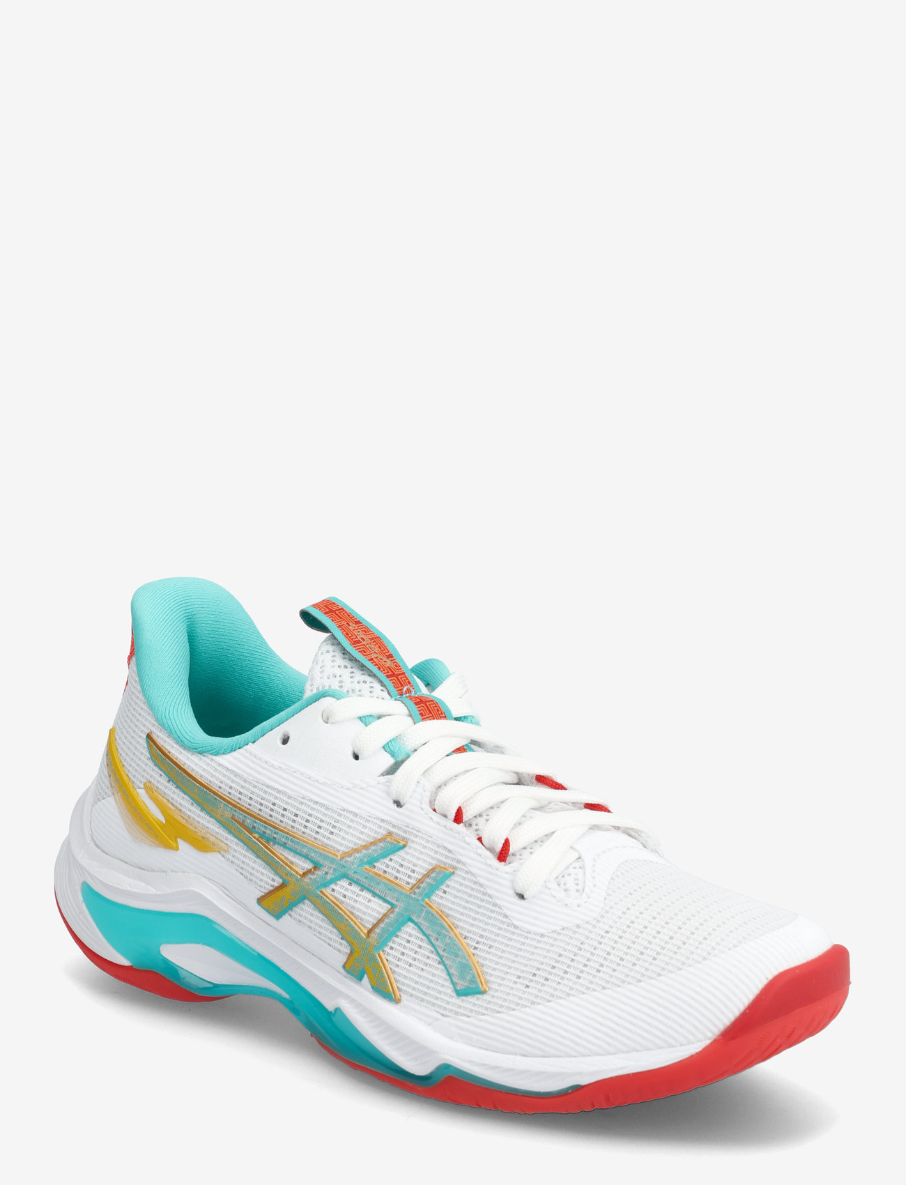 Asics - NETBURNER BALLISTIC FF 4 - indoor sports shoes - white/sea glass - 0