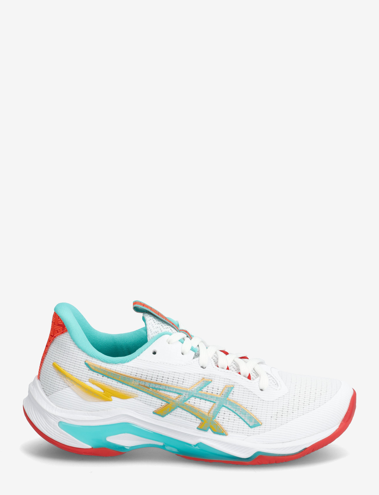 Asics - NETBURNER BALLISTIC FF 4 - indoor sports shoes - white/sea glass - 1