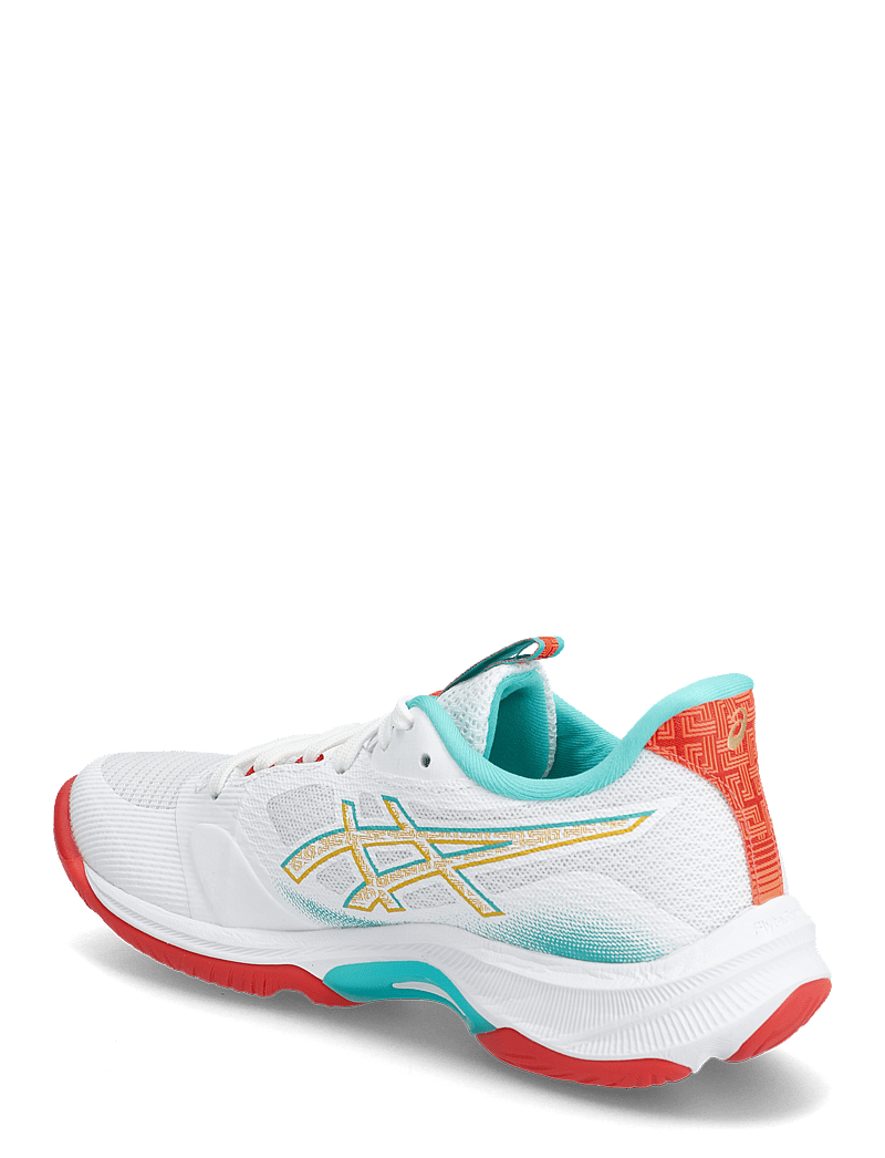 Asics - NETBURNER BALLISTIC FF 4 - sisäpelikengät - white/sea glass - 2