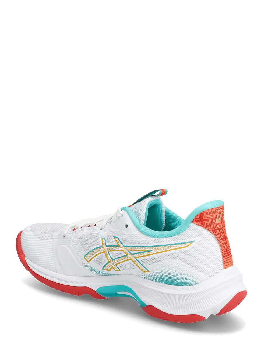 Asics - NETBURNER BALLISTIC FF 4 - indoor-sportschuhe - white/sea glass - 2