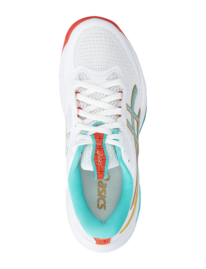 Asics - NETBURNER BALLISTIC FF 4 - sisäpelikengät - white/sea glass - 3