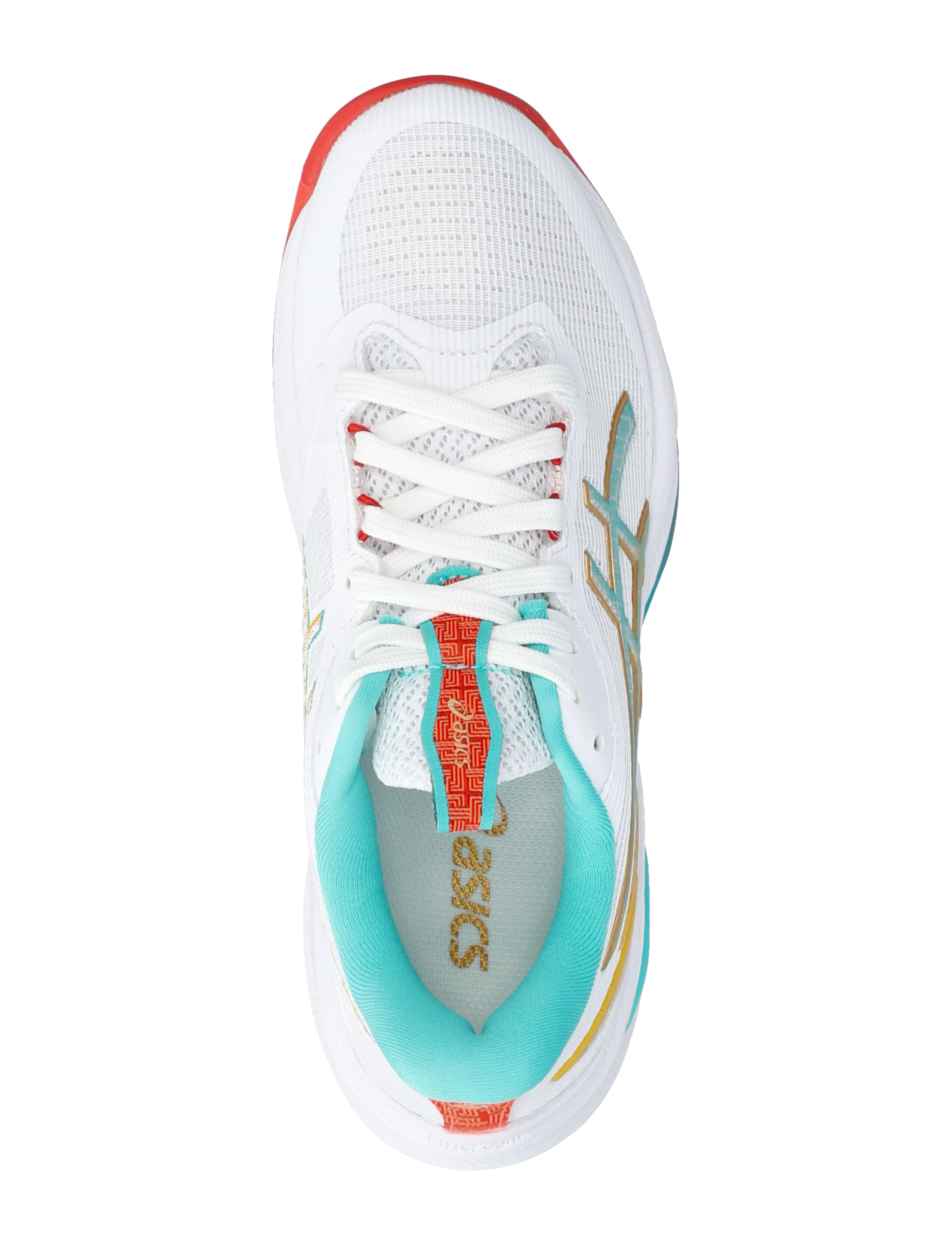 Asics - NETBURNER BALLISTIC FF 4 - innanhússkór - white/sea glass - 3