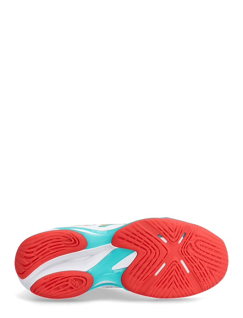 Asics - NETBURNER BALLISTIC FF 4 - sisäpelikengät - white/sea glass - 4