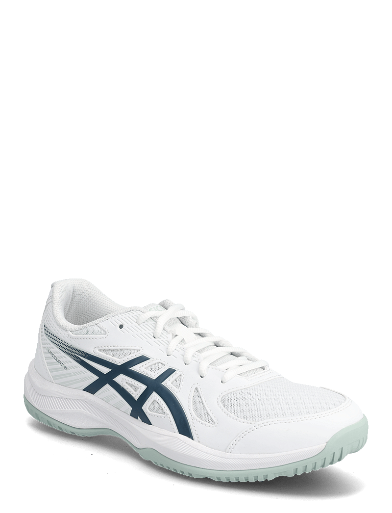 Asics - UPCOURT 6 - siseruumide spordijalatsid - white/tranquil teal - 0