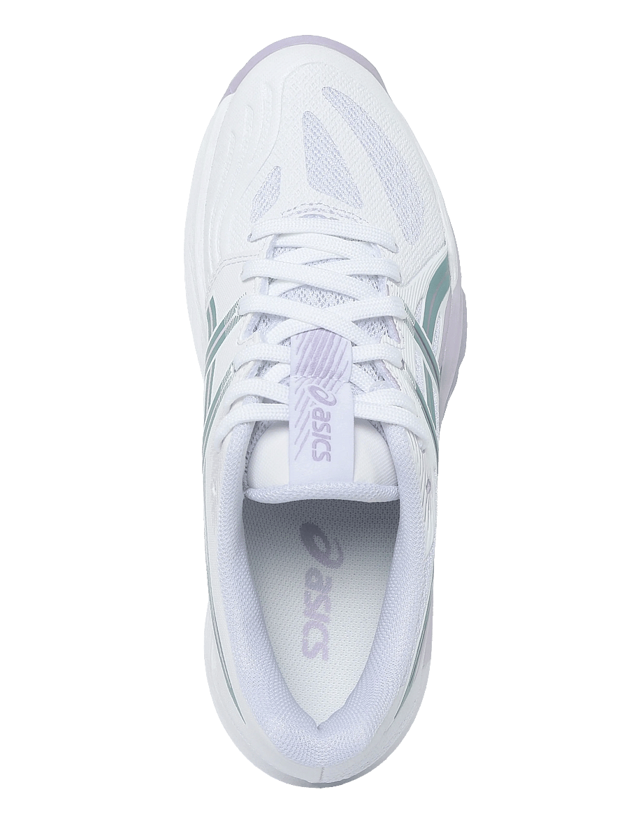Asics - POWERBREAK FF - iekštelpu sporta apavi - white/foggy teal - 3