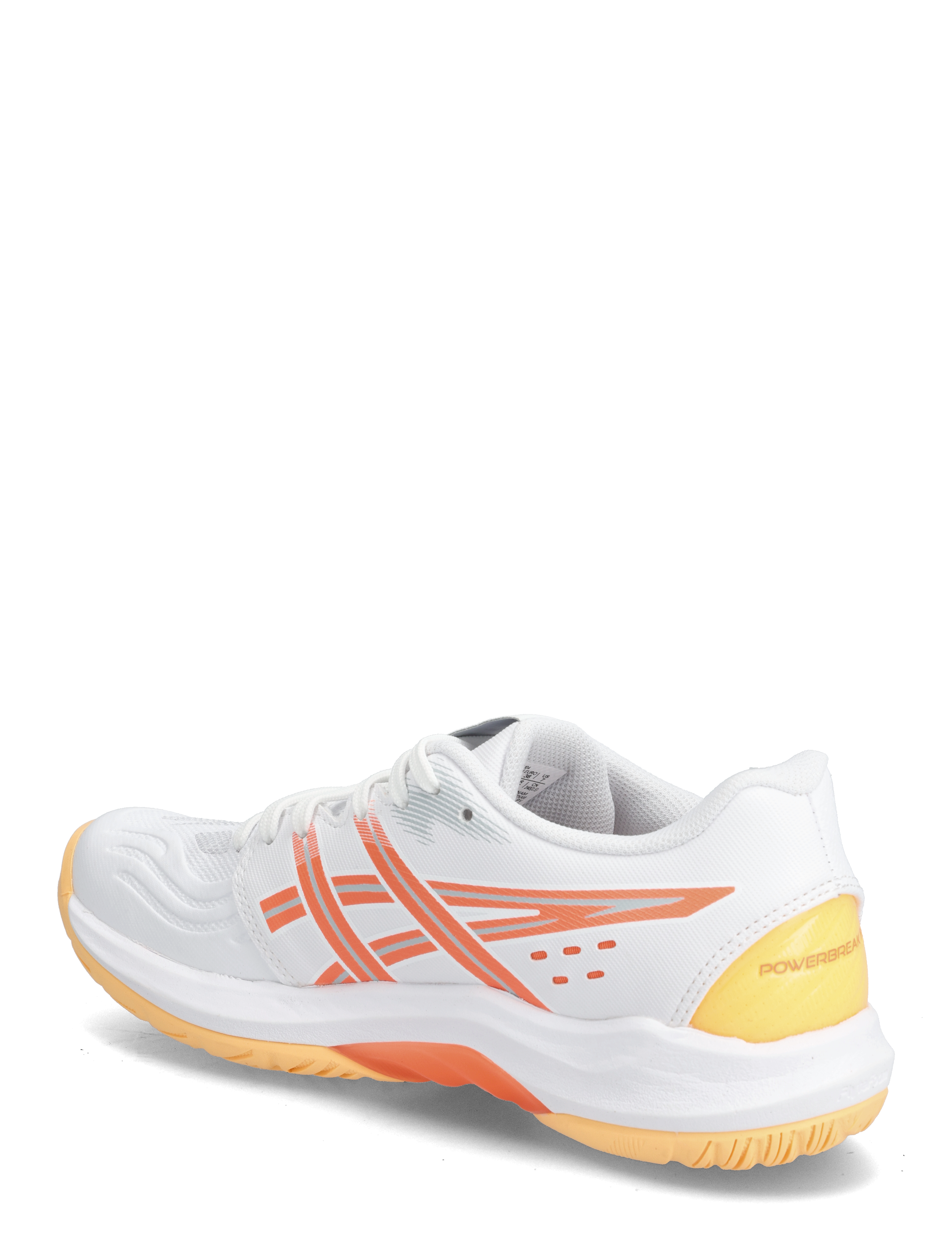 Asics - POWERBREAK FF - indoor-sportschuhe - white/vivid coral - 2