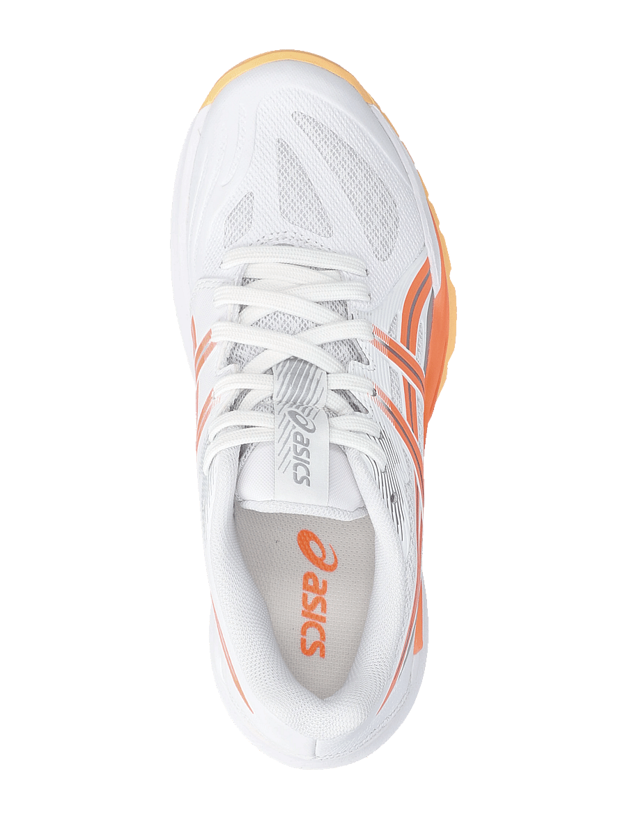 Asics - POWERBREAK FF - indoor-sportschuhe - white/vivid coral - 3