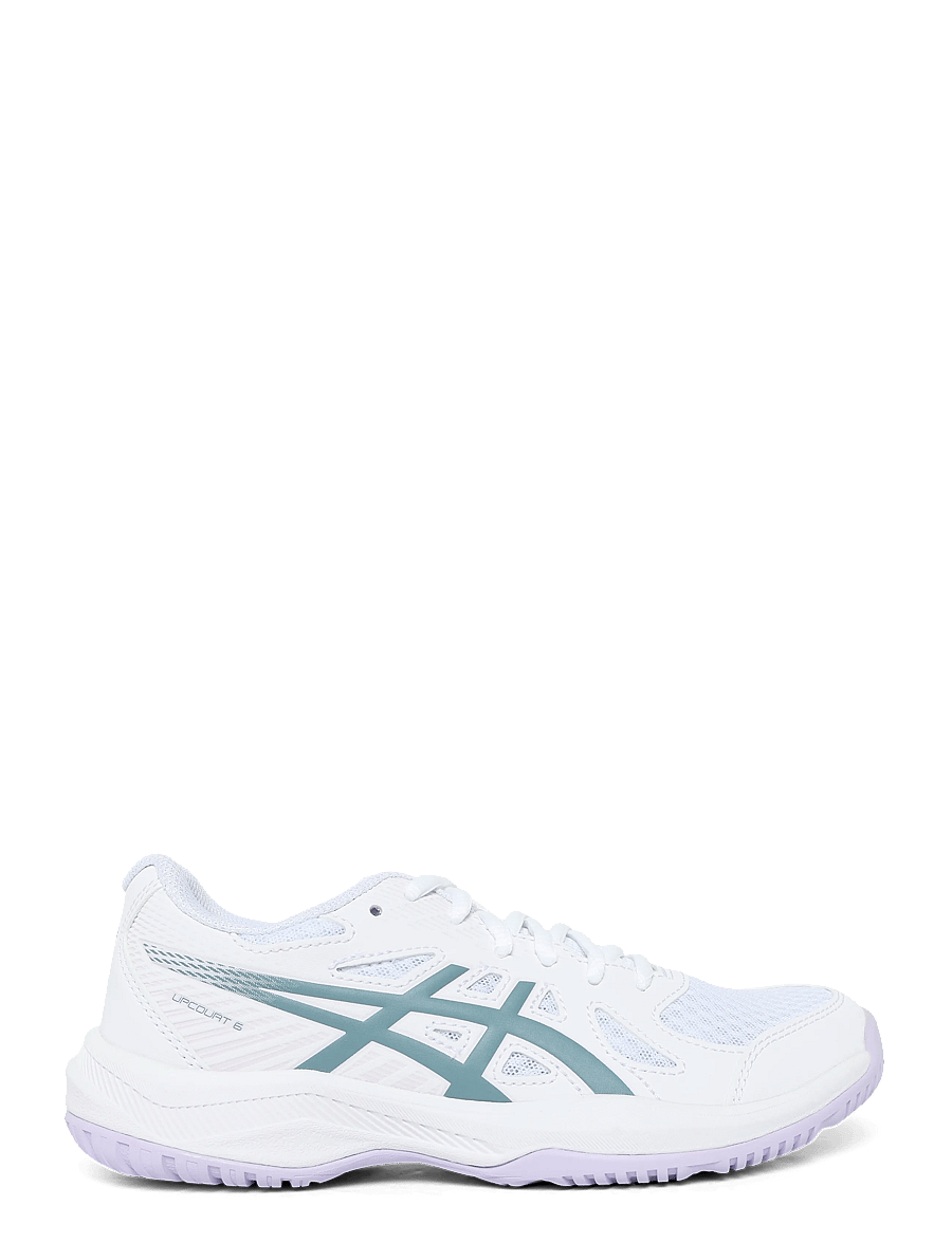 Asics - UPCOURT 6 - siseruumide spordijalatsid - white/foggy teal - 2