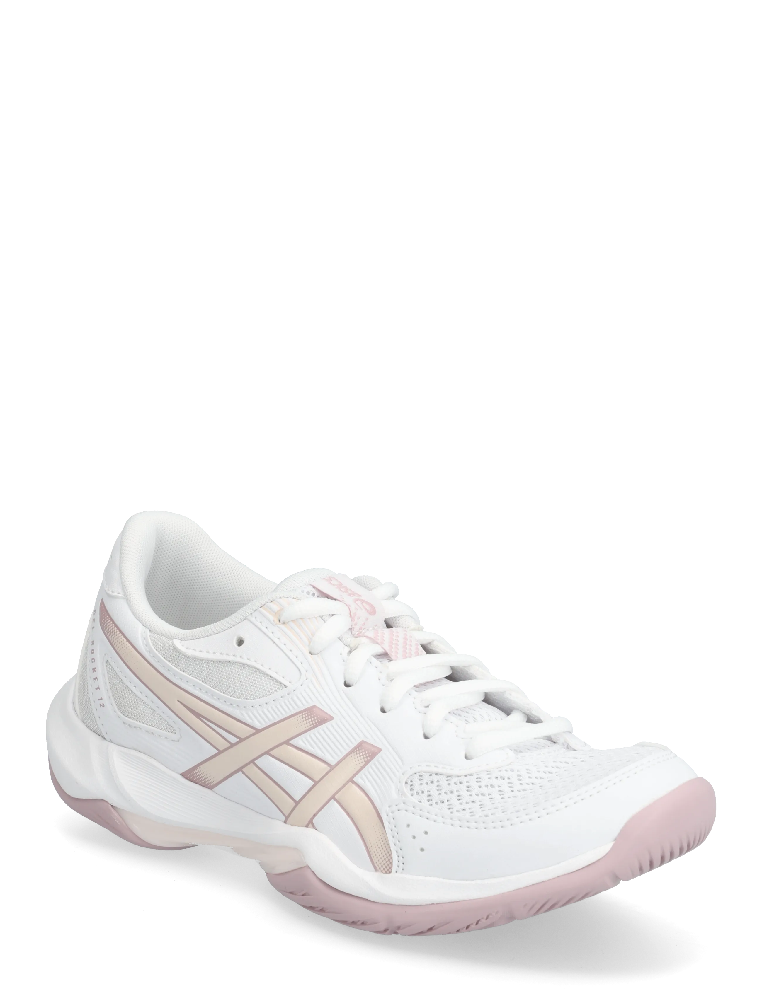Asics GEL-ROCKET 12 - ASICS - WHITE/PEARL PINK / white