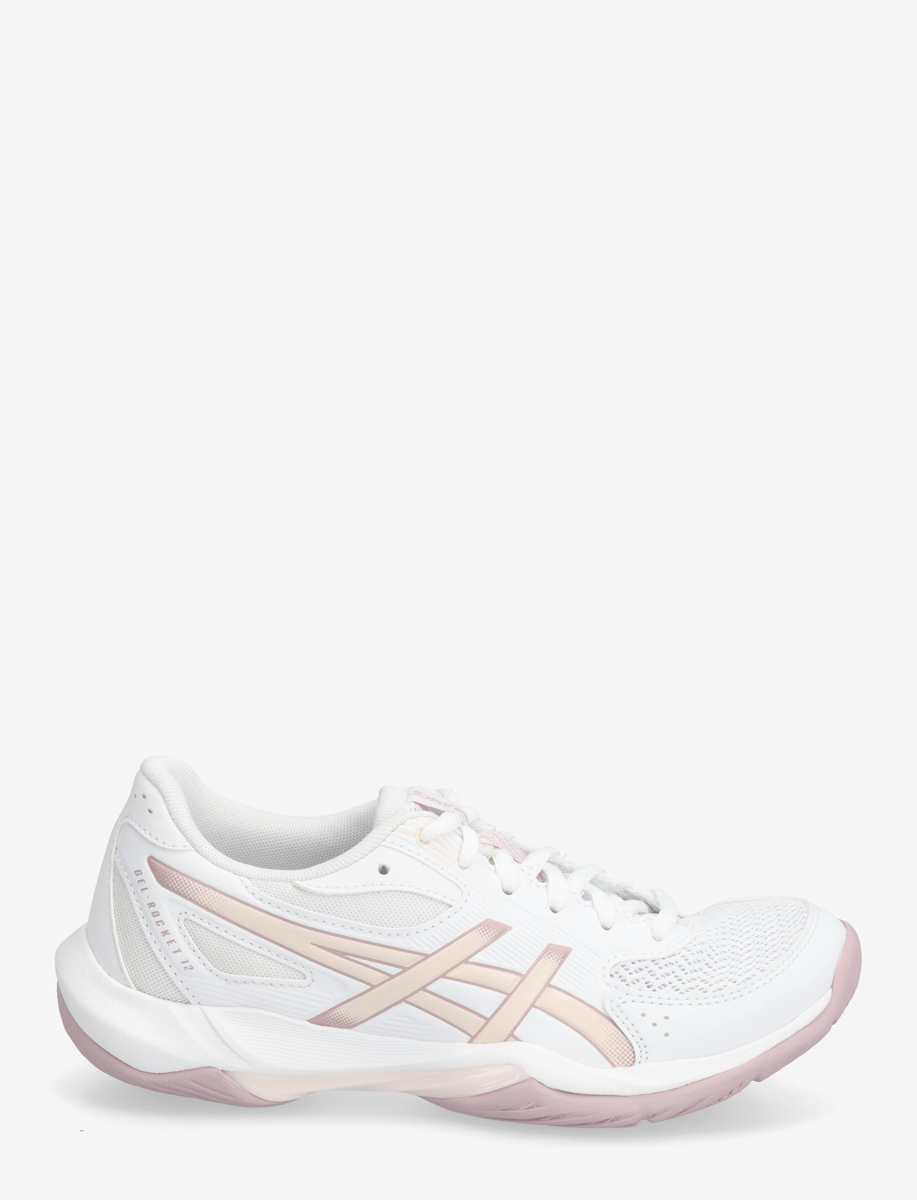 Asics - GEL-ROCKET 12 - indendørs sportssko - white/pearl pink - 1