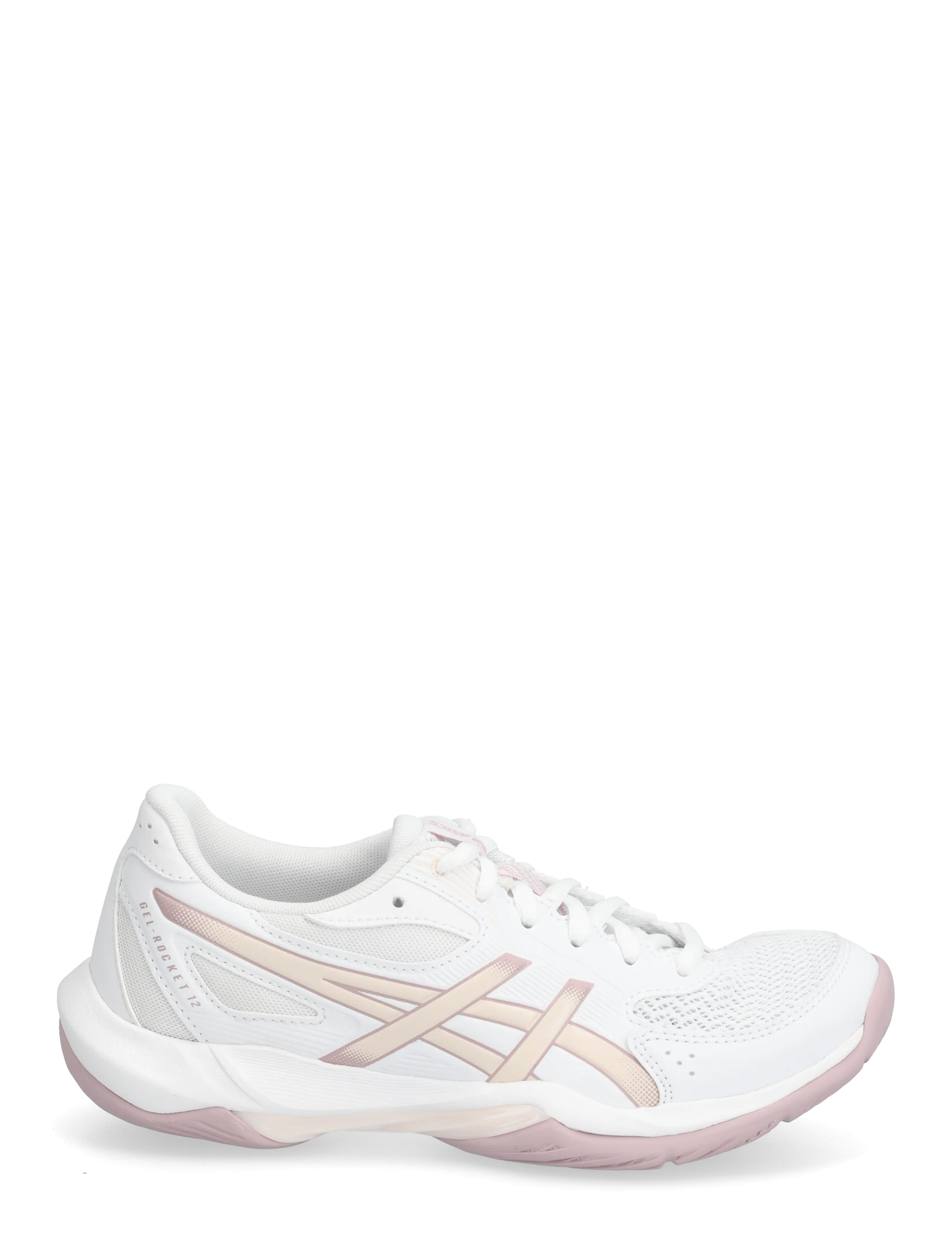 Asics - GEL-ROCKET 12 - indoor-sportschuhe - white/pearl pink - 1