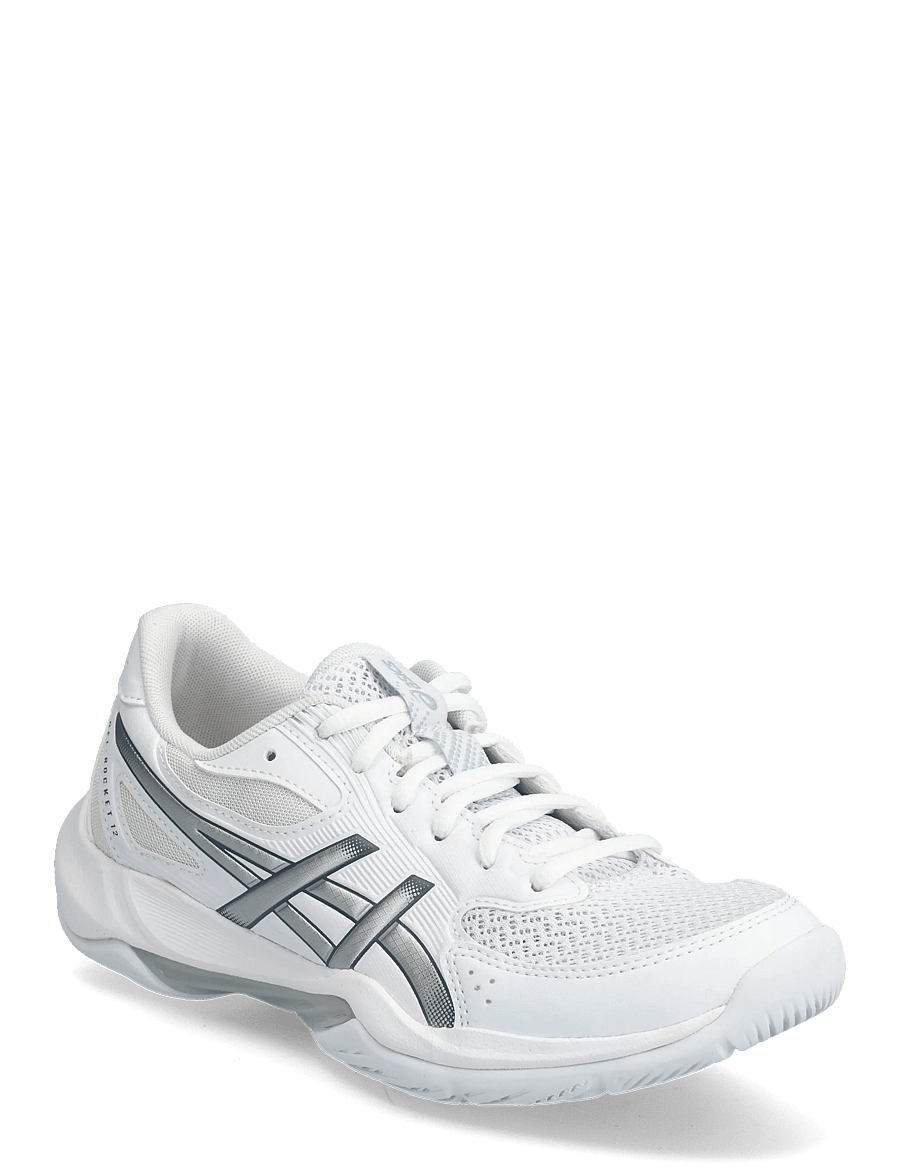 Asics - GEL-ROCKET 12 - siseruumide spordijalatsid - white/pure silver - 0