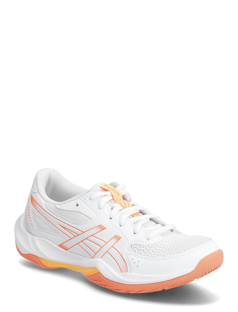 Asics - GEL-ROCKET 12 - indoor-sportschuhe - white/vivid coral - 0
