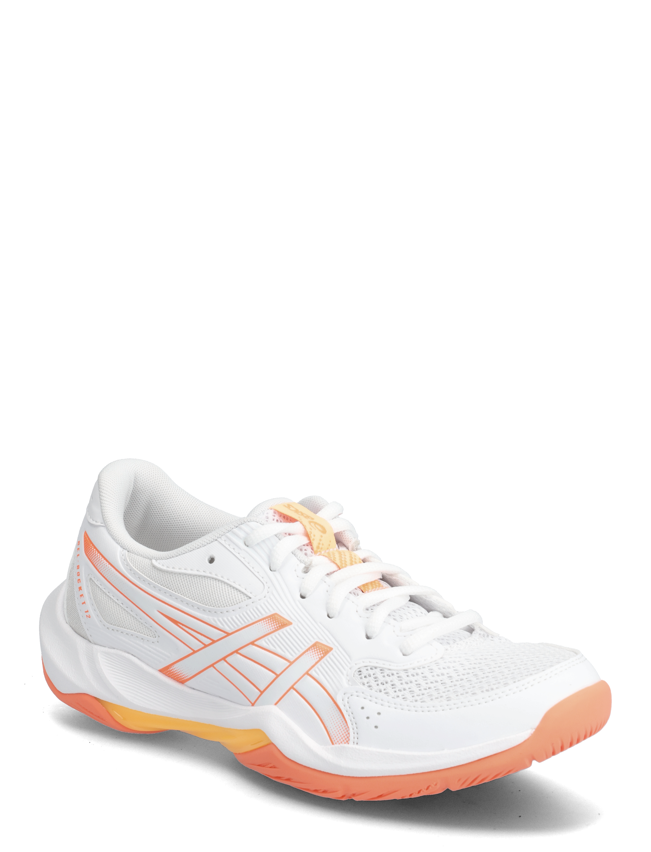 Asics GEL-ROCKET 12 - ASICS - WHITE/VIVID CORAL / white