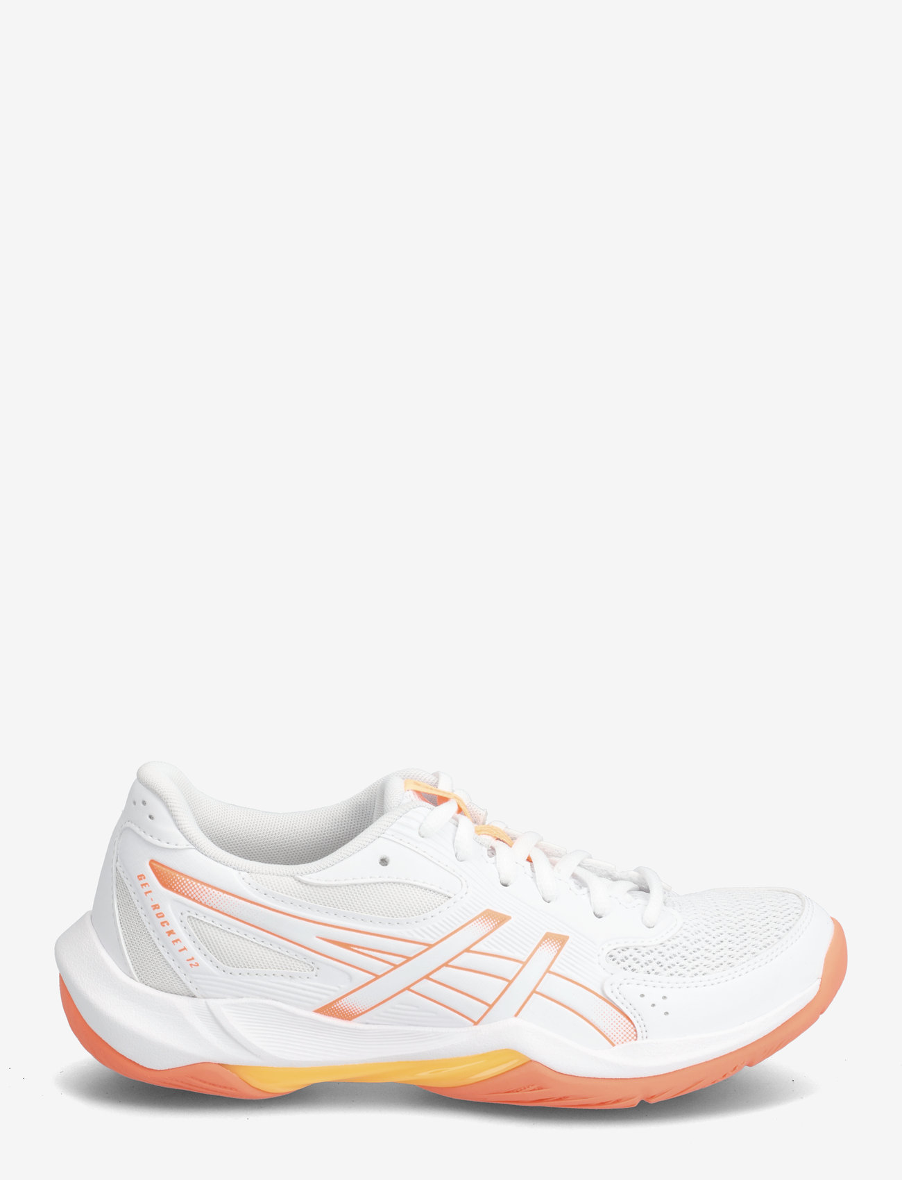 Asics - GEL-ROCKET 12 - indendørs sportssko - white/vivid coral - 1