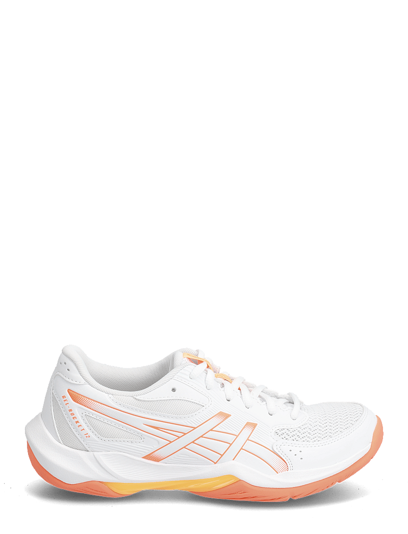 Asics - GEL-ROCKET 12 - indoor-sportschuhe - white/vivid coral - 1