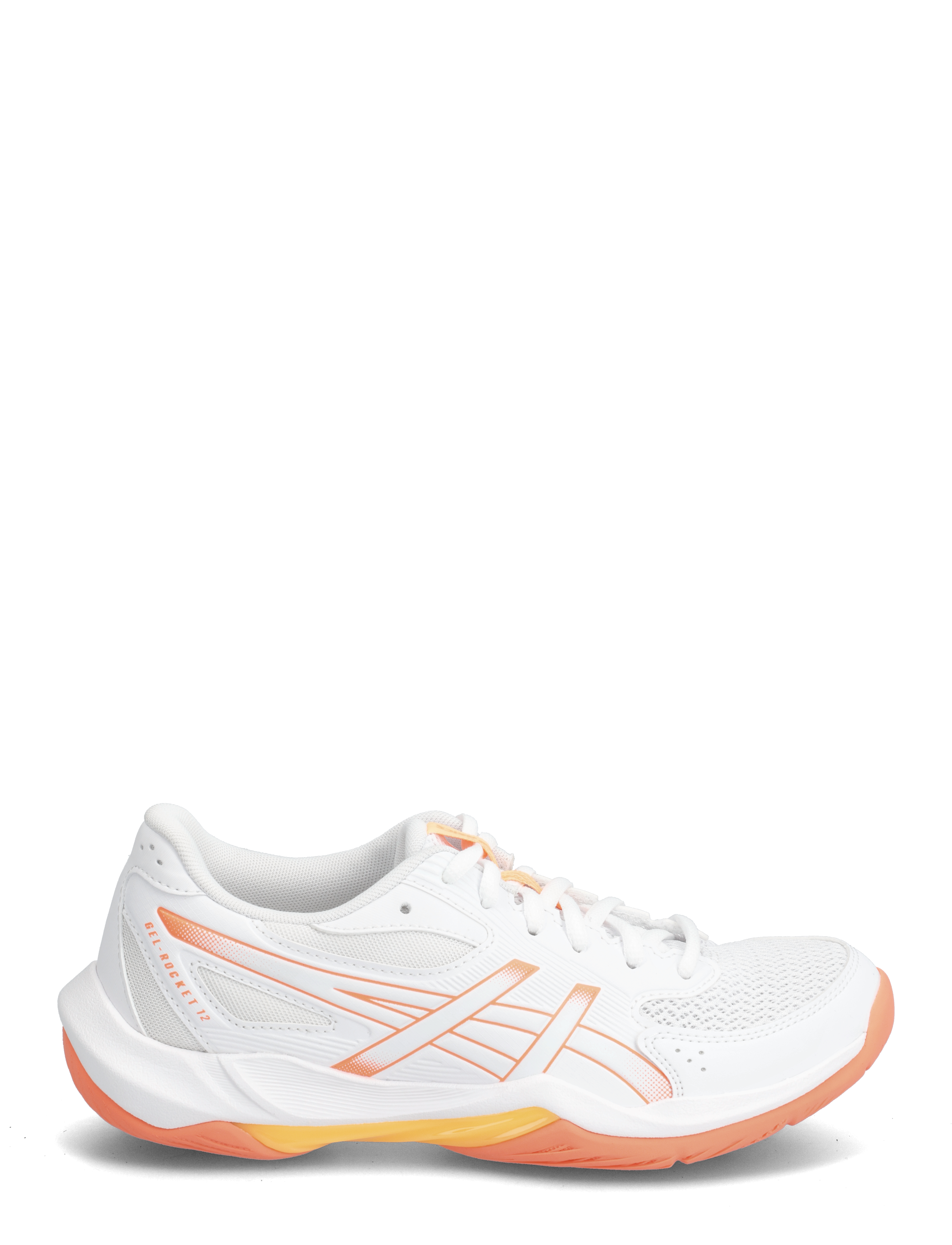 Asics - GEL-ROCKET 12 - inomhusskor - white/vivid coral - 1