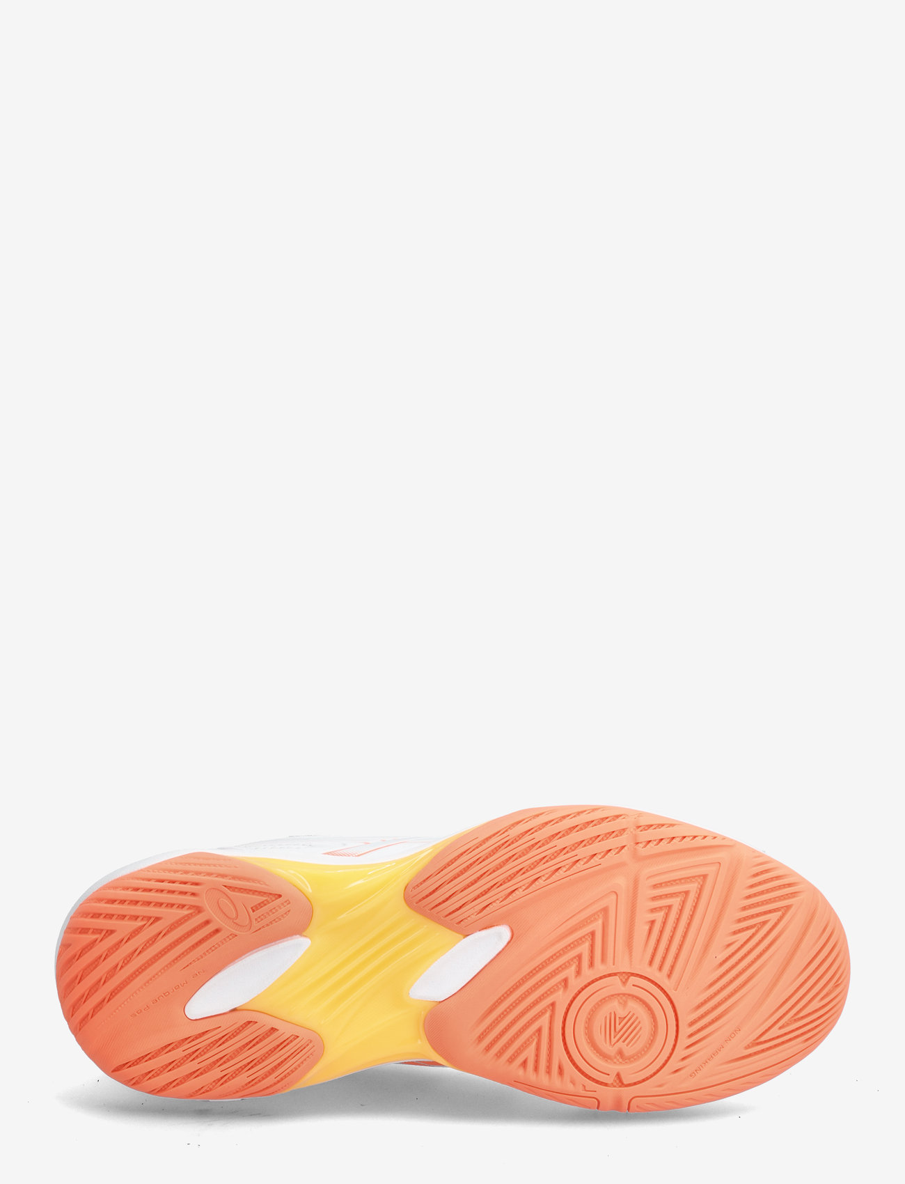 Asics - GEL-ROCKET 12 - indendørs sportssko - white/vivid coral - 4