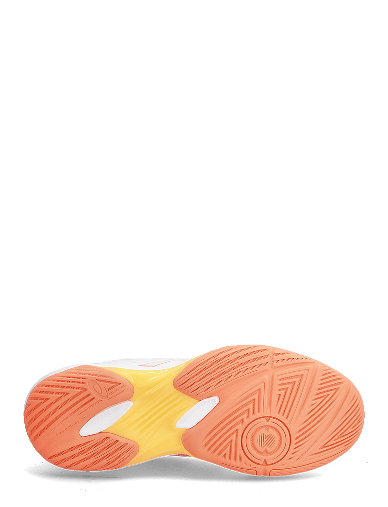 Asics - GEL-ROCKET 12 - indoor-sportschuhe - white/vivid coral - 4