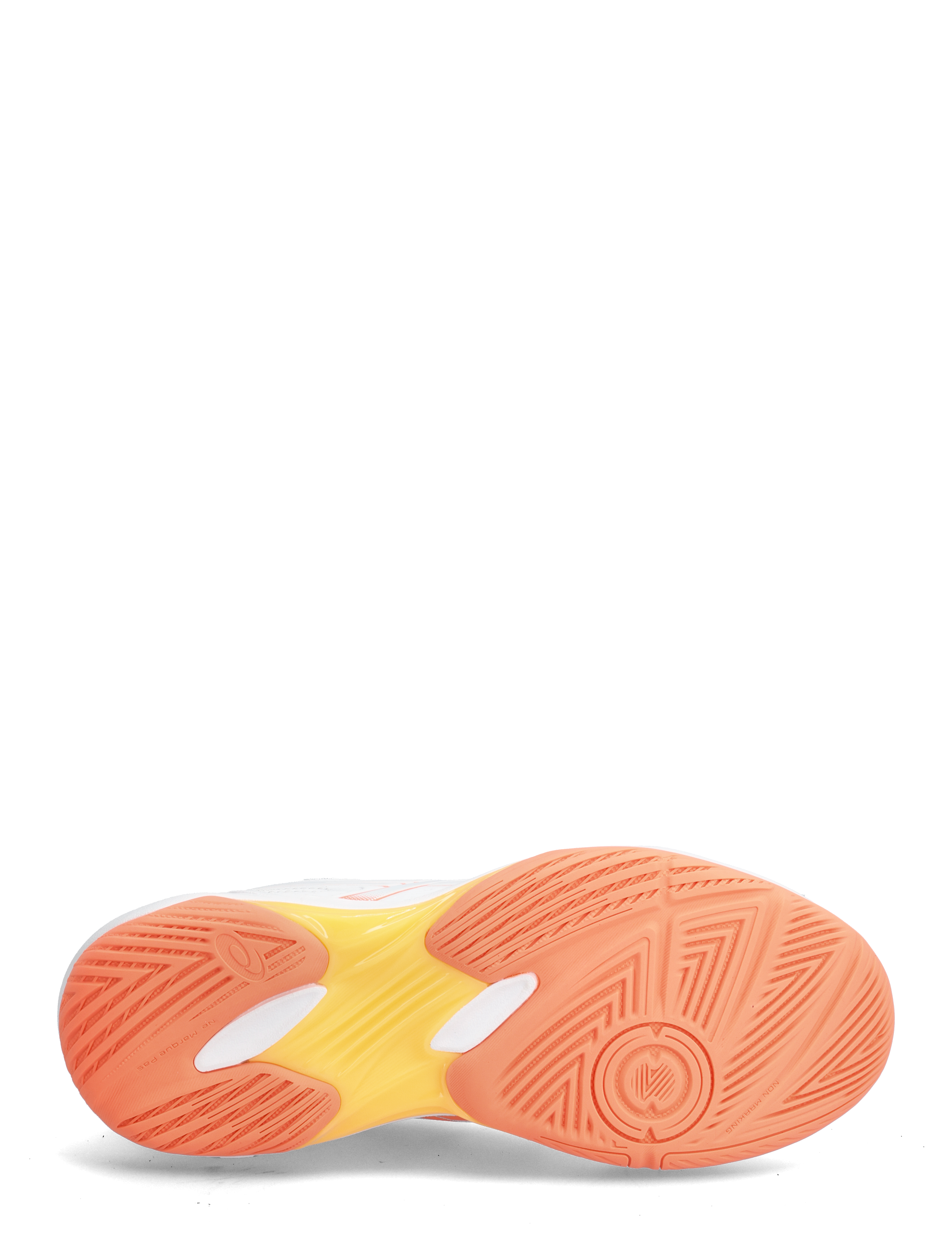 Asics - GEL-ROCKET 12 - inomhusskor - white/vivid coral - 4