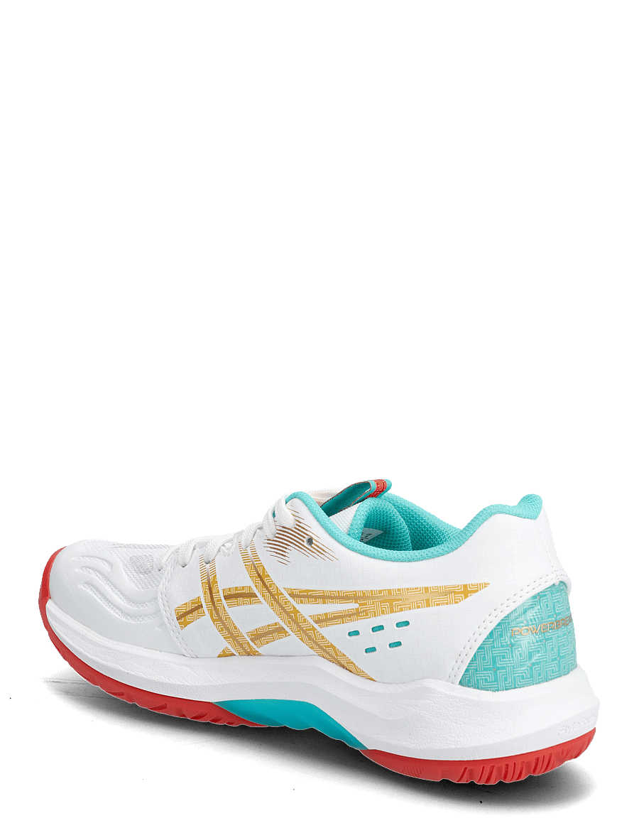 Asics - POWERBREAK FF - siseruumide spordijalatsid - white/sea glass - 2