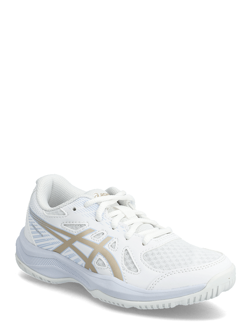 Asics - UPCOURT 6 GS - skriešanas apavi - white/champagne - 0