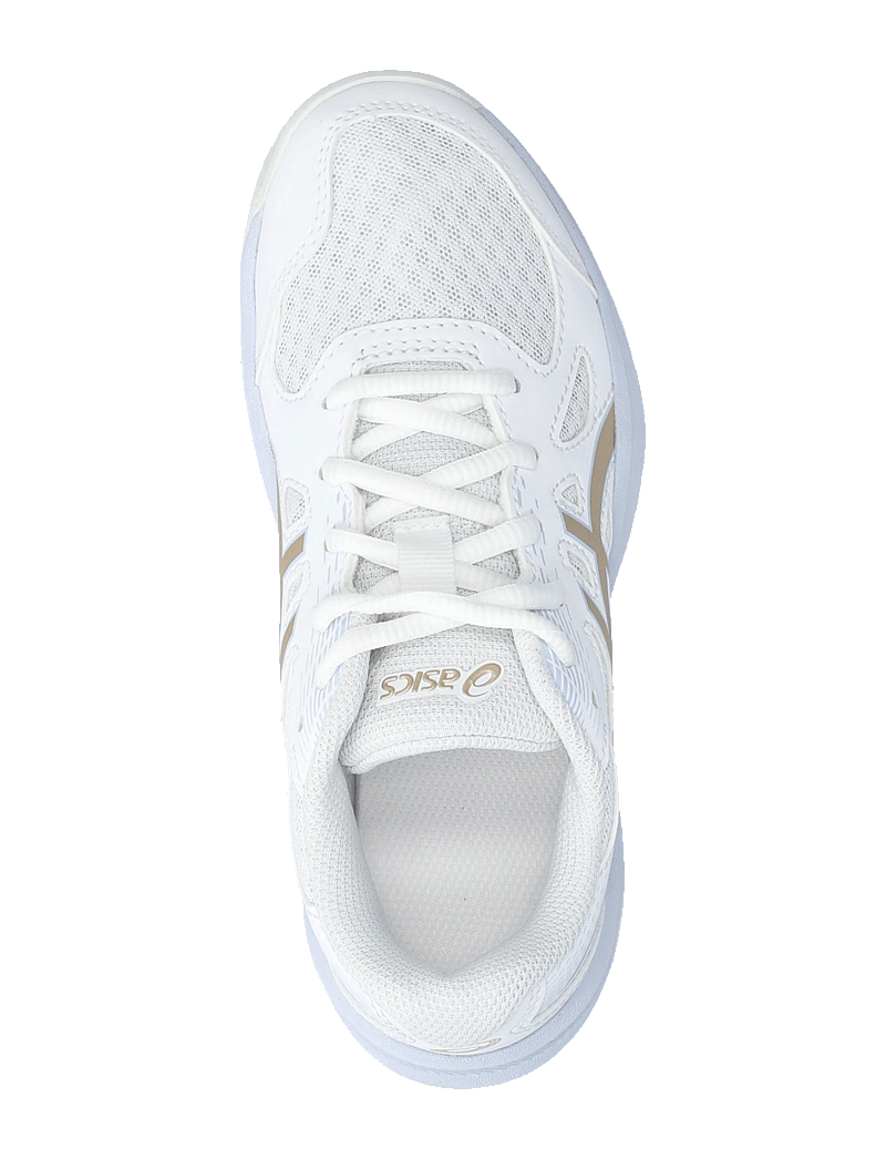 Asics - UPCOURT 6 GS - skriešanas apavi - white/champagne - 3