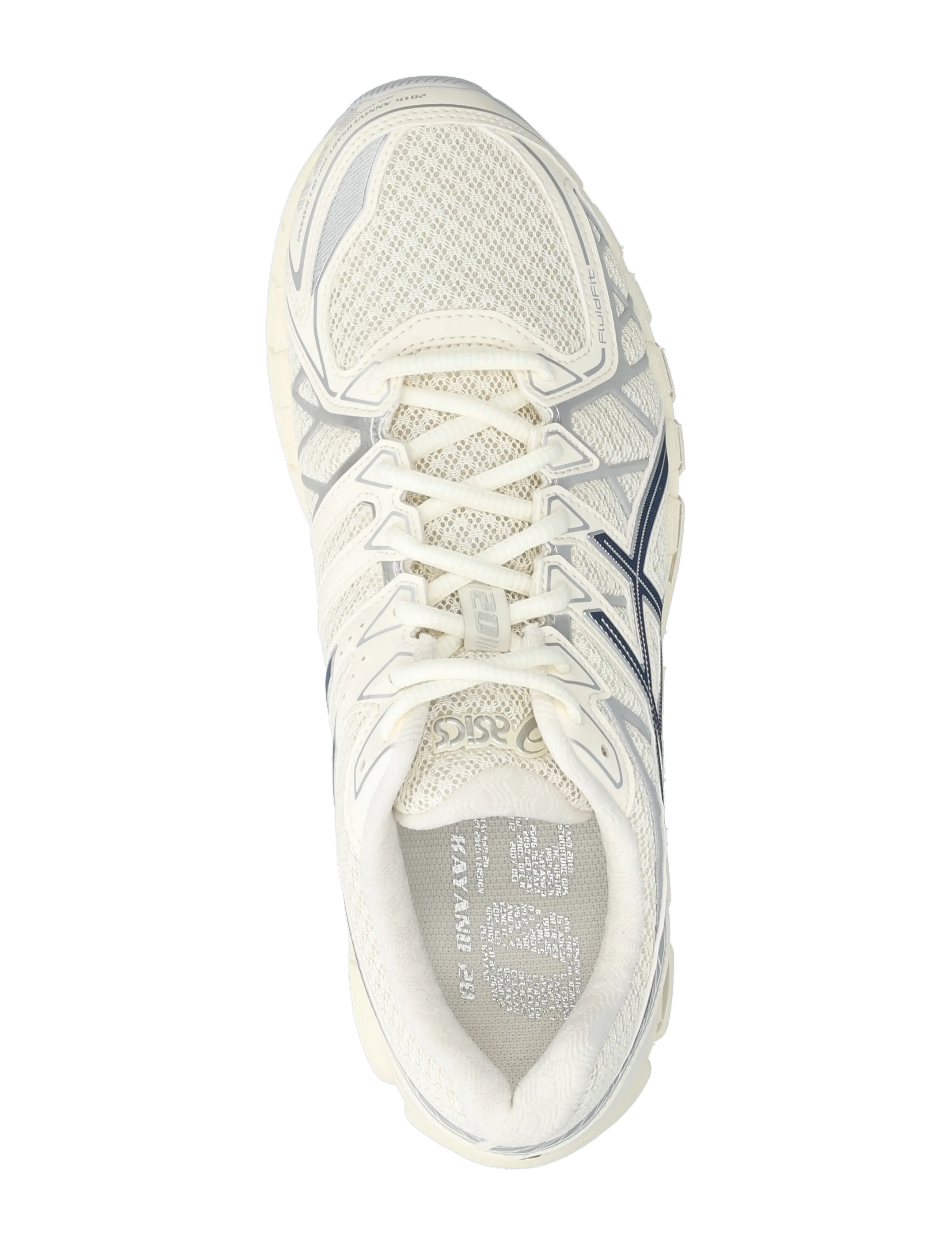 Asics - GEL-KAYANO 20 - matalavartiset tennarit - cream/independence blue - 3