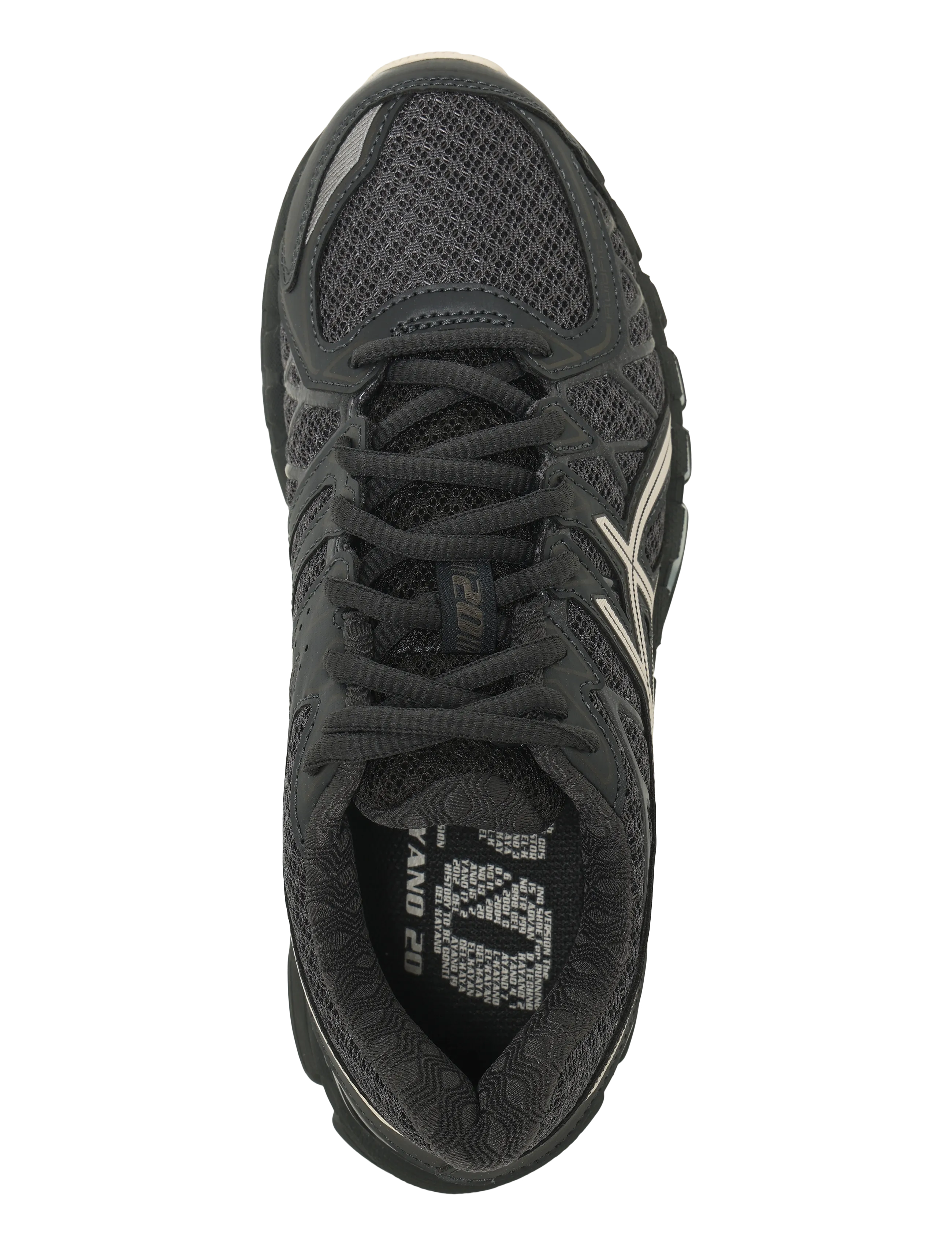 Asics - GEL-KAYANO 20 - lave sneakers - obsidian grey/oatmeal - 3