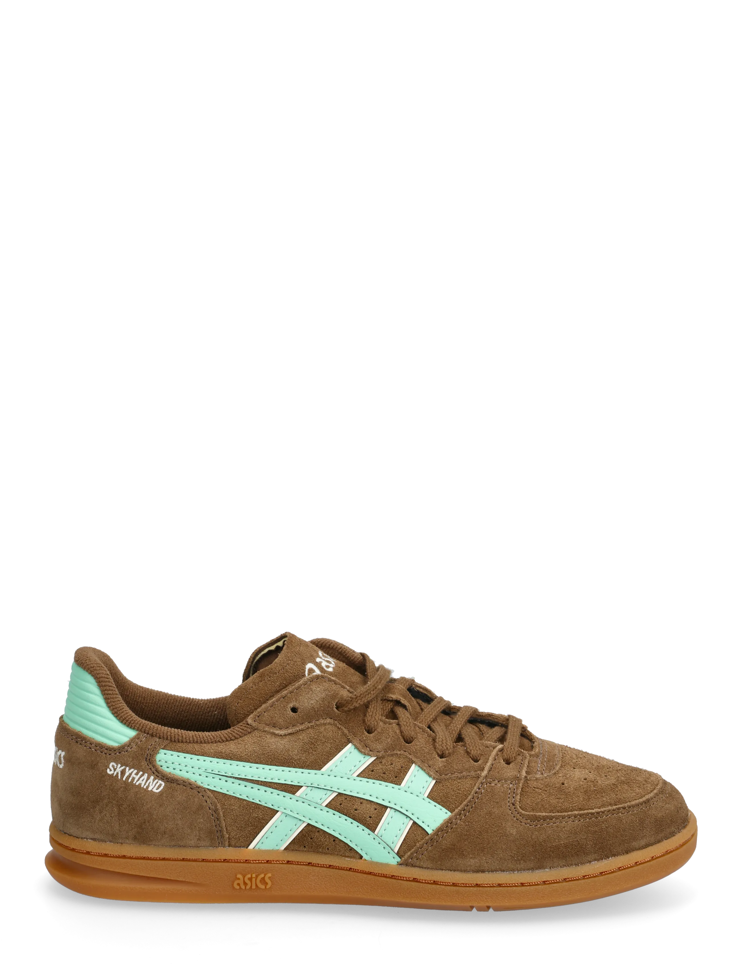 Asics - SKYHAND OG - niedrige sneakers - brown storm/ice green - 1