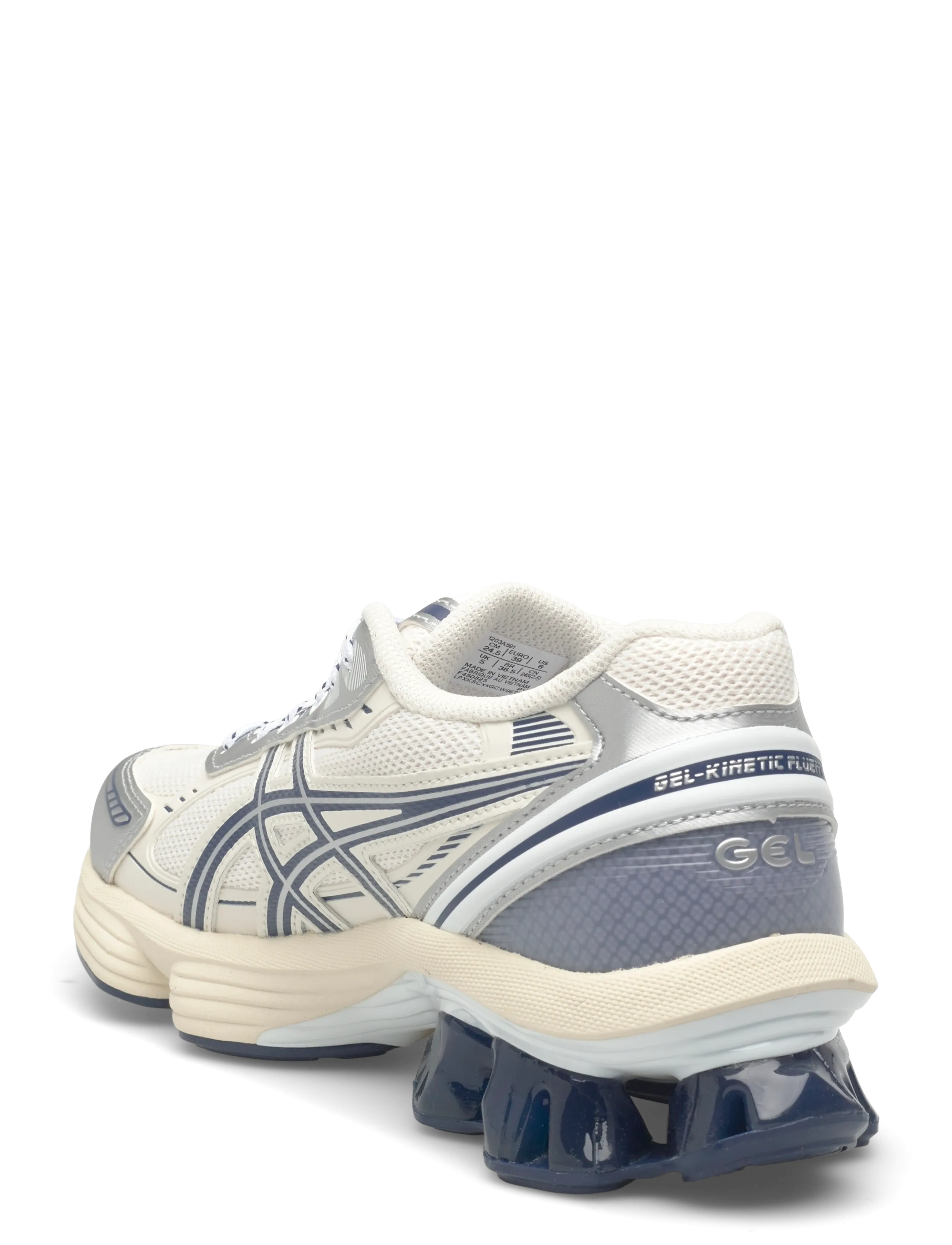Asics - GEL-KINETIC FLUENT - matalavartiset tennarit - white/independence blue - 2