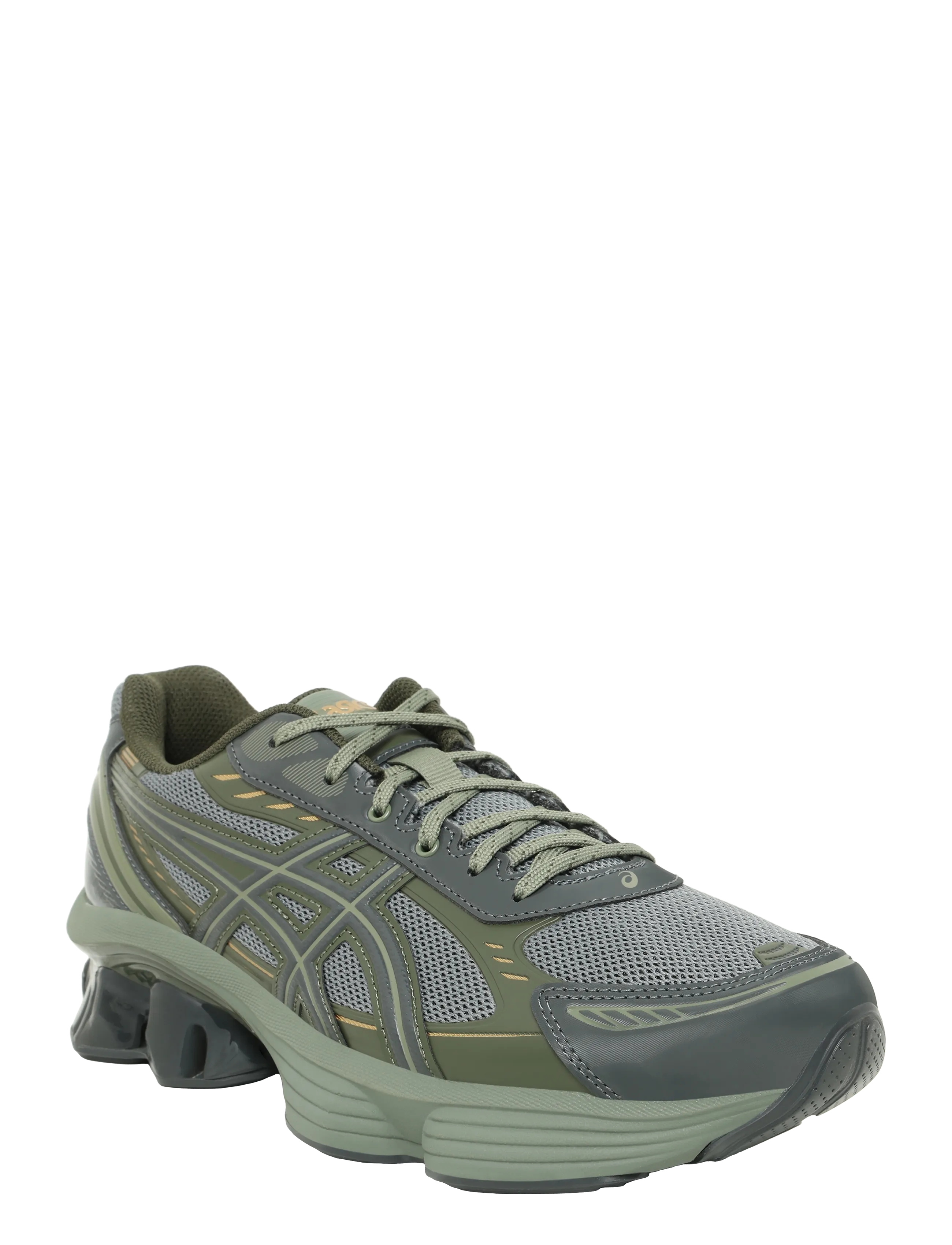 Asics GEL-KINETIC FLUENT - Sneakers - LICHEN GREEN/OBSIDIAN GREY / green