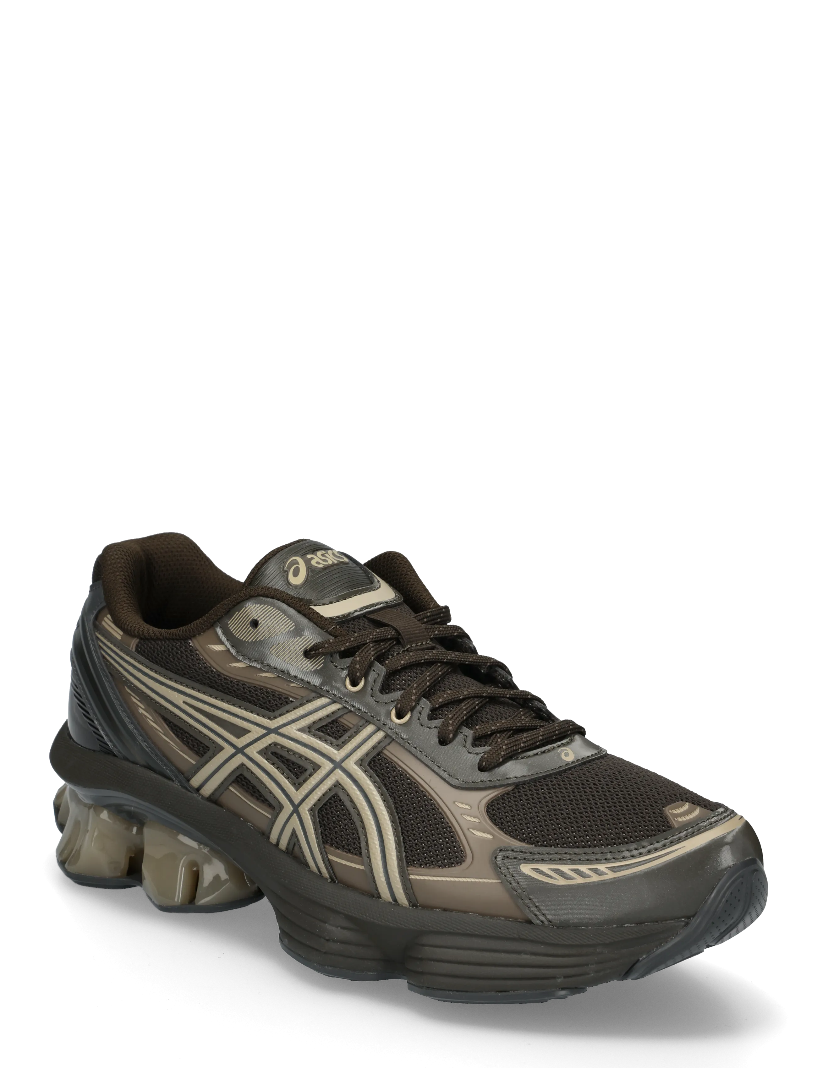Asics GEL-KINETIC FLUENT - Sko - BLACK COFFEE/DRIFTWOOD / brown