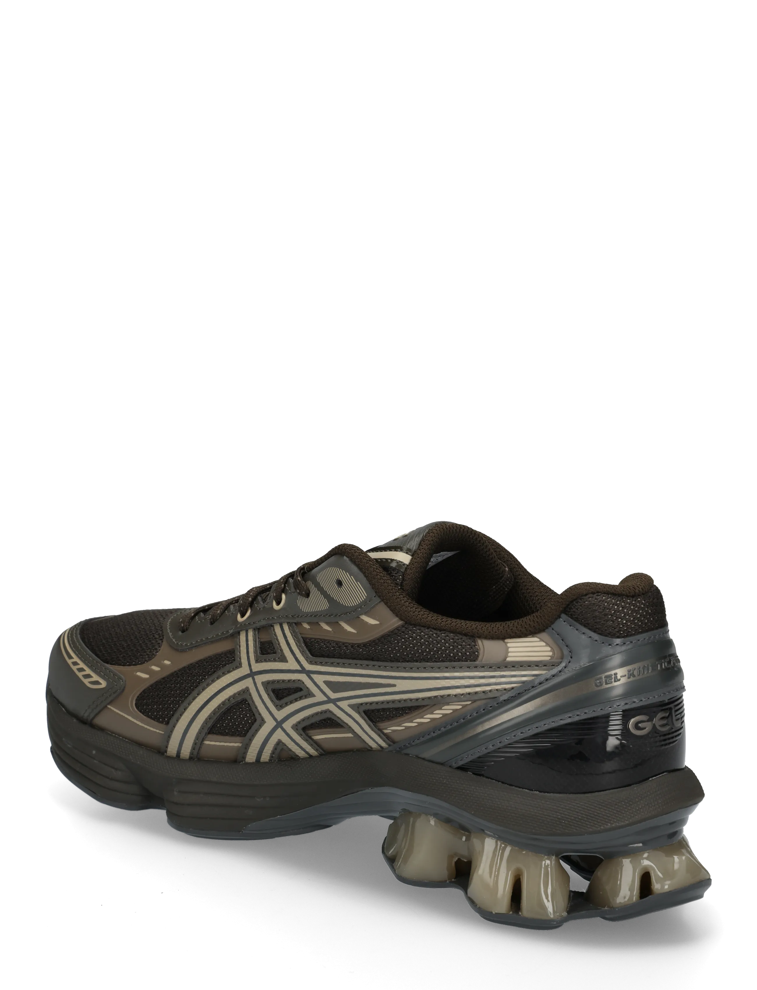 Asics - GEL-KINETIC FLUENT - lave sneakers - black coffee/driftwood - 1