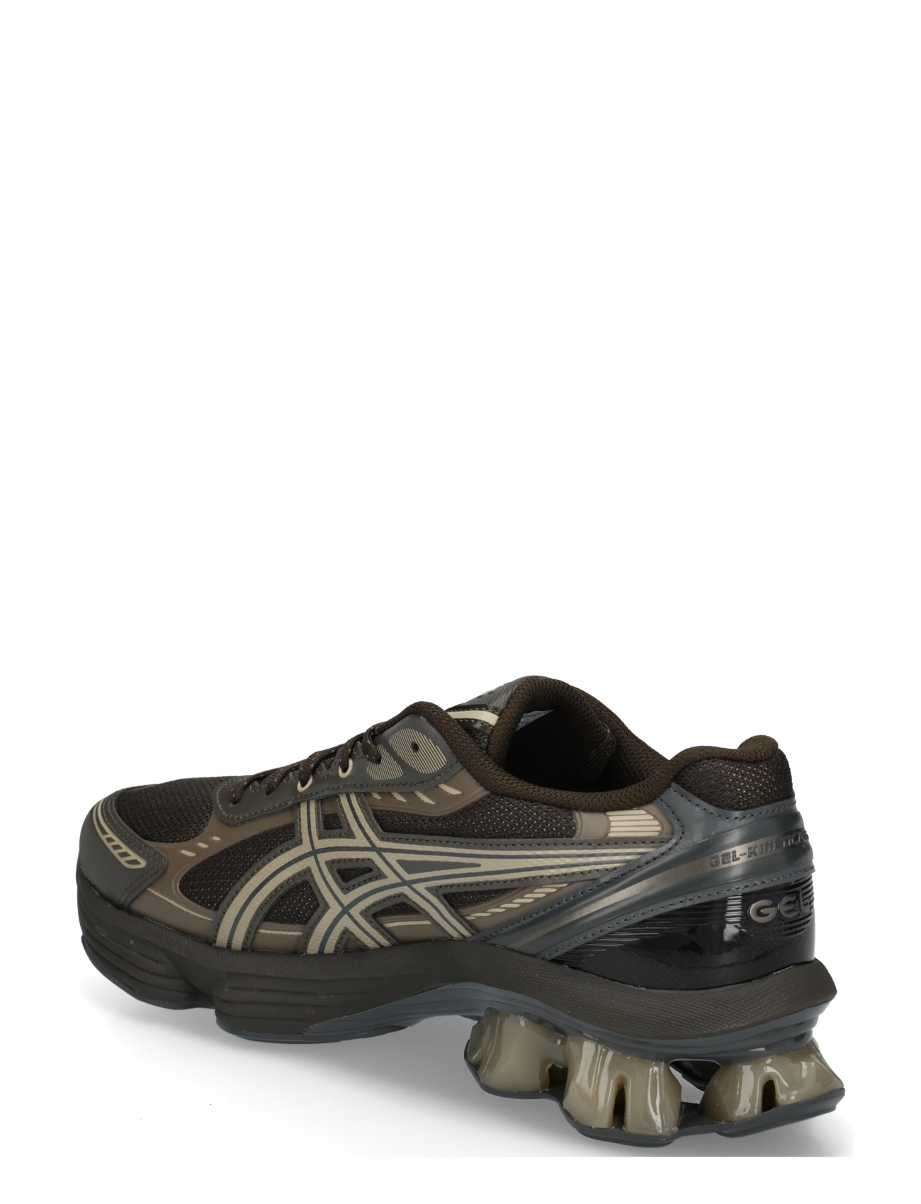 Asics - GEL-KINETIC FLUENT - niedriger schnitt - black coffee/driftwood - 1