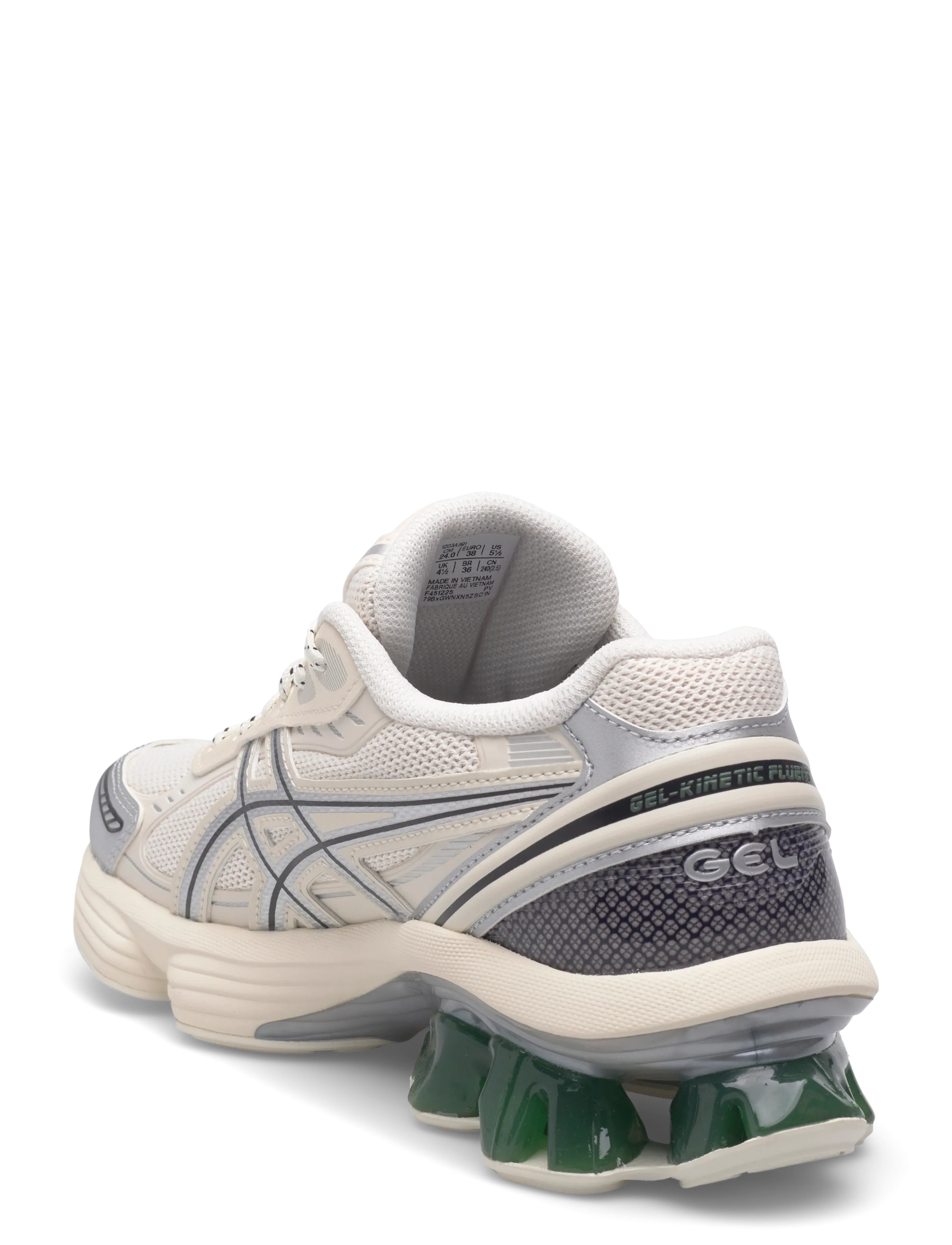 Asics - GEL-KINETIC FLUENT - niedriger schnitt - cream/pure silver - 2