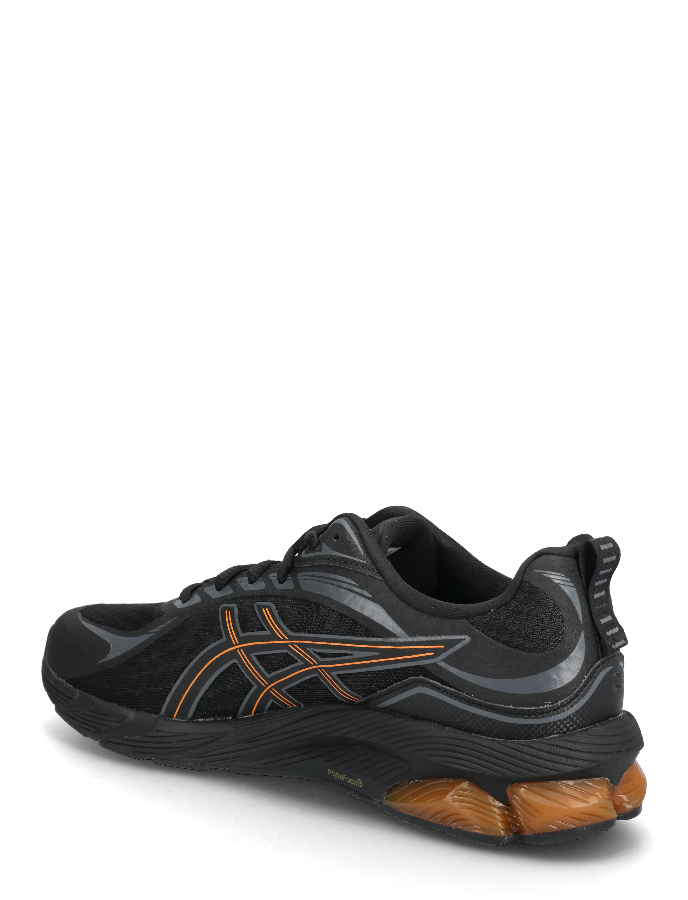 Asics - GEL-QUANTUM 180 VIII - sporta apavi ar zemu augšdaļu - black/orange cone - 2