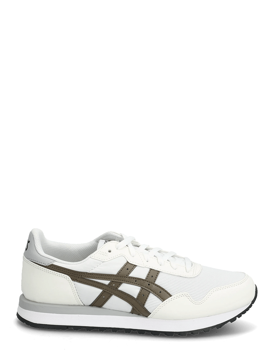 Asics - TIGER RUNNER II - niedrige sneakers - white/sepia brown - 1