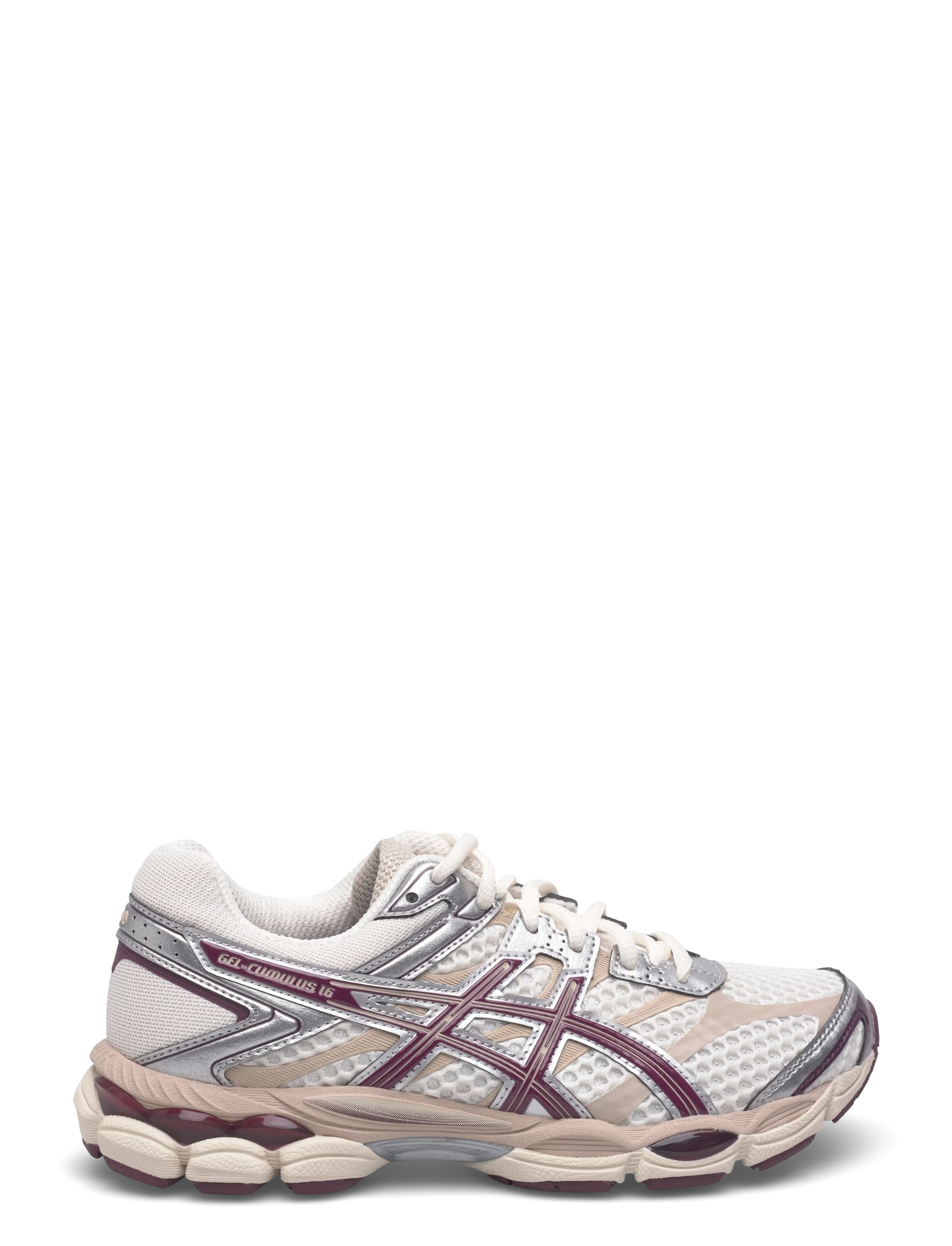 Asics - GEL-CUMULUS 16 - low top sneakers - cream/beniimo purple - 1
