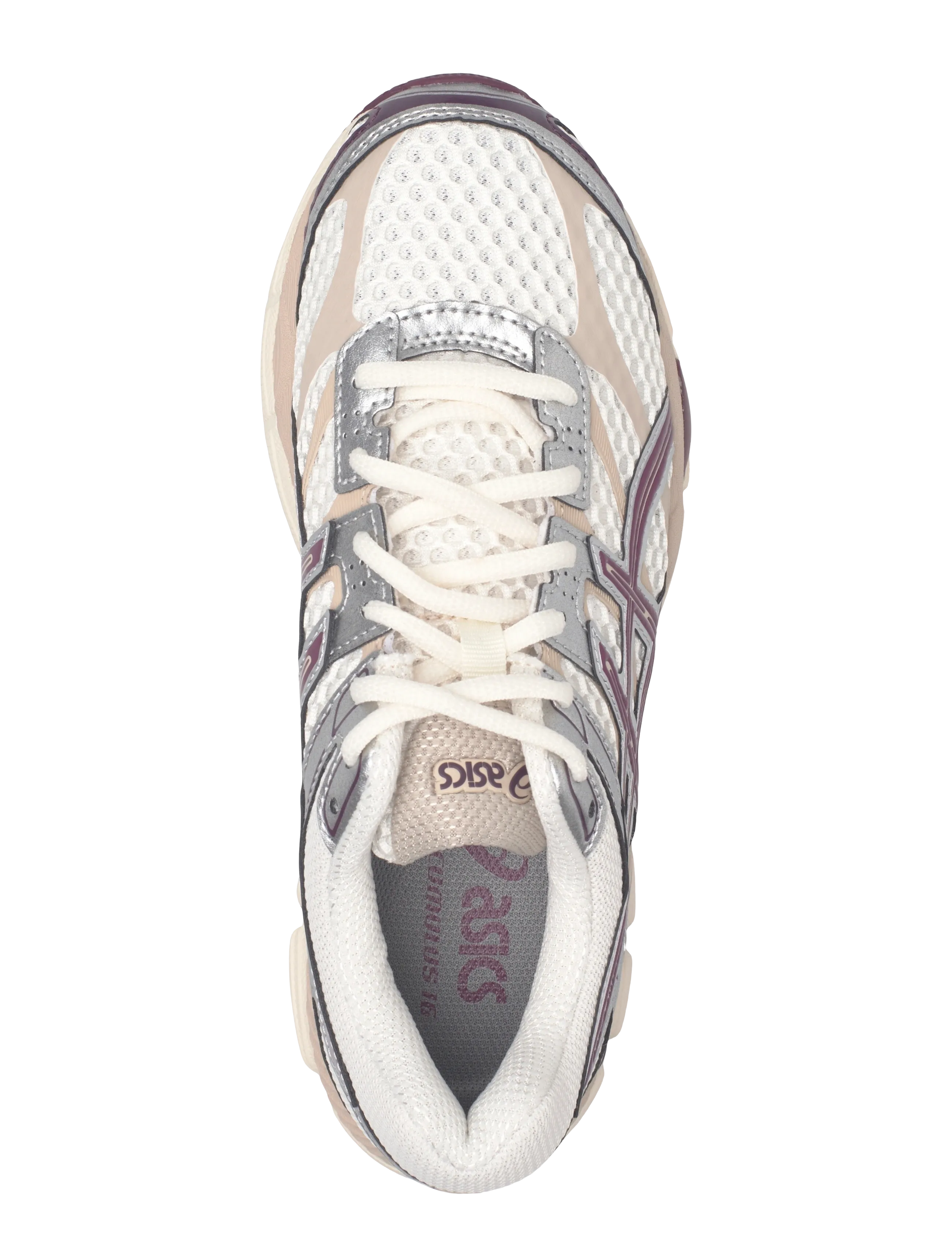 Asics - GEL-CUMULUS 16 - low top sneakers - cream/beniimo purple - 3