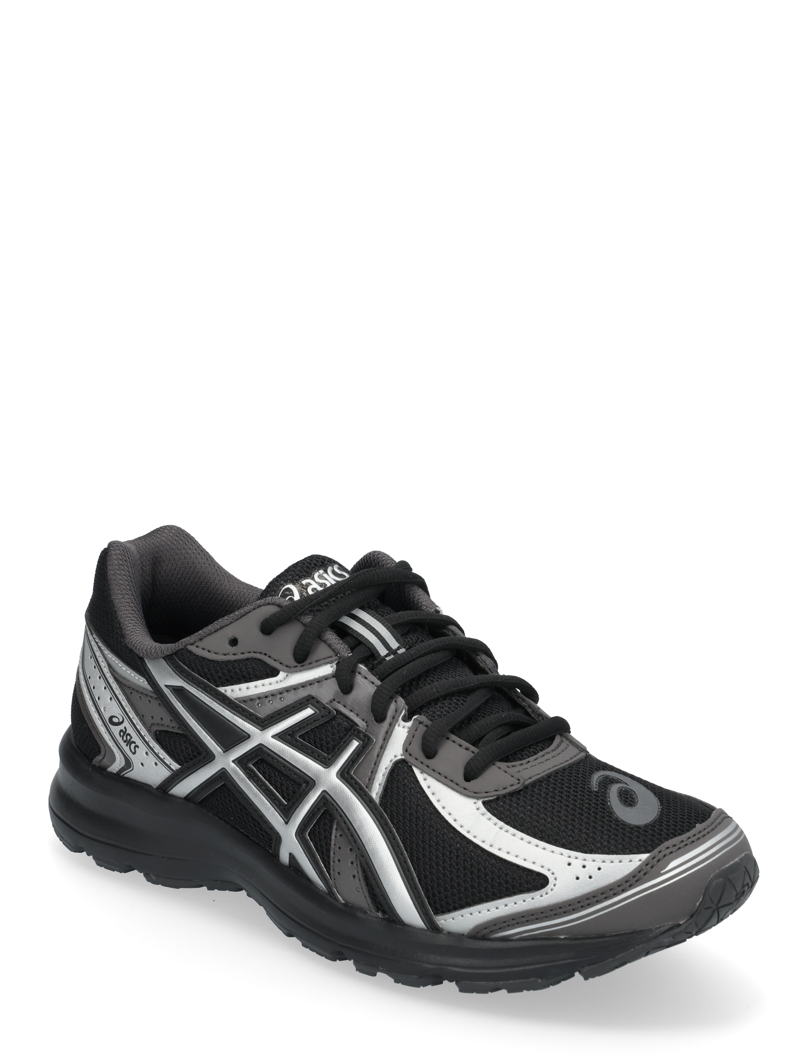 Asics - JOG 100S - low top sneakers - black/pure silver - 0
