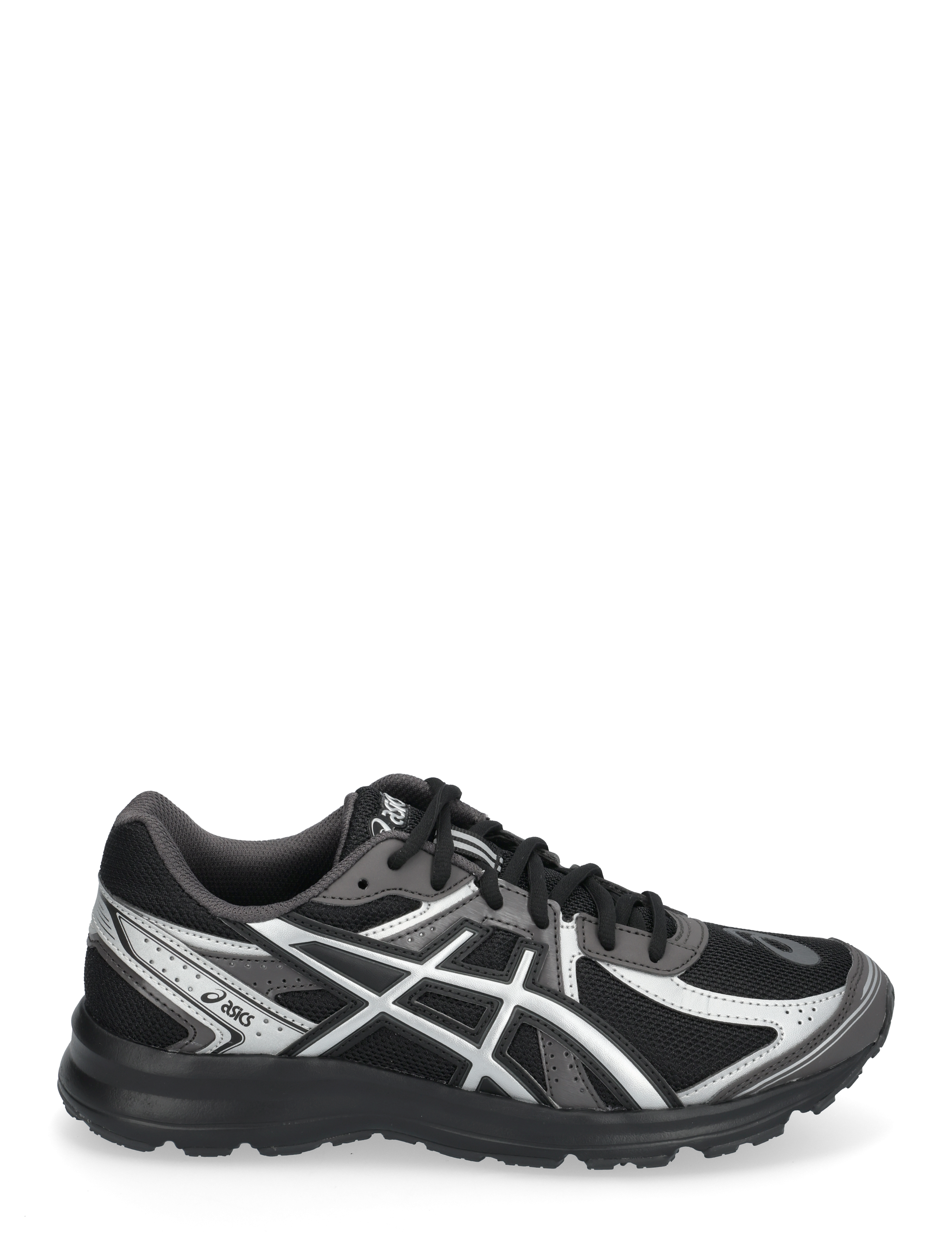 Asics - JOG 100S - low top sneakers - black/pure silver - 1