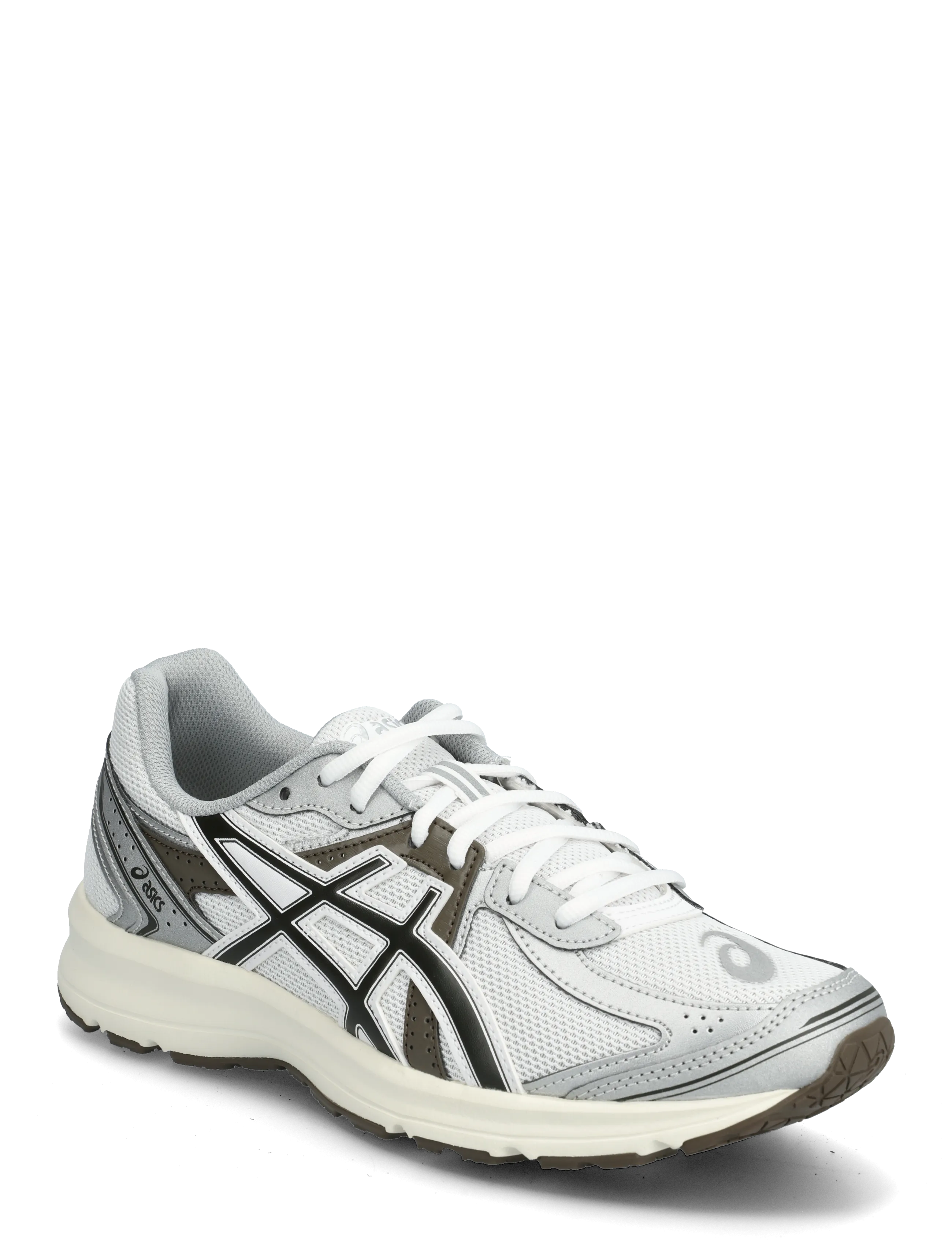 Asics JOG 100S - ASICS - WHITE/BLACK COFFEE / grey